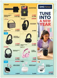 Preview of Sharaf DG catalogue valid from 28 Aug, 2026 | Page: 39 | Products: Headphones, Earbuds, Speaker, Soundbar
