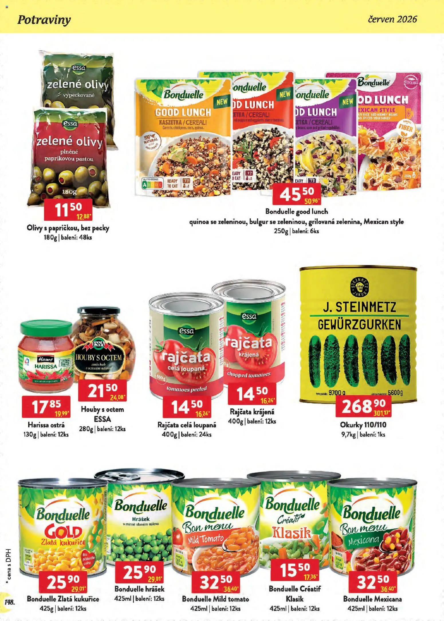 Astur & Qanto leták - Velkoobchod 06/2026 od 01.06.2026 | Strana: 148 | Produkty: Rajčata, Okurky, Hrášek, Quinoa
