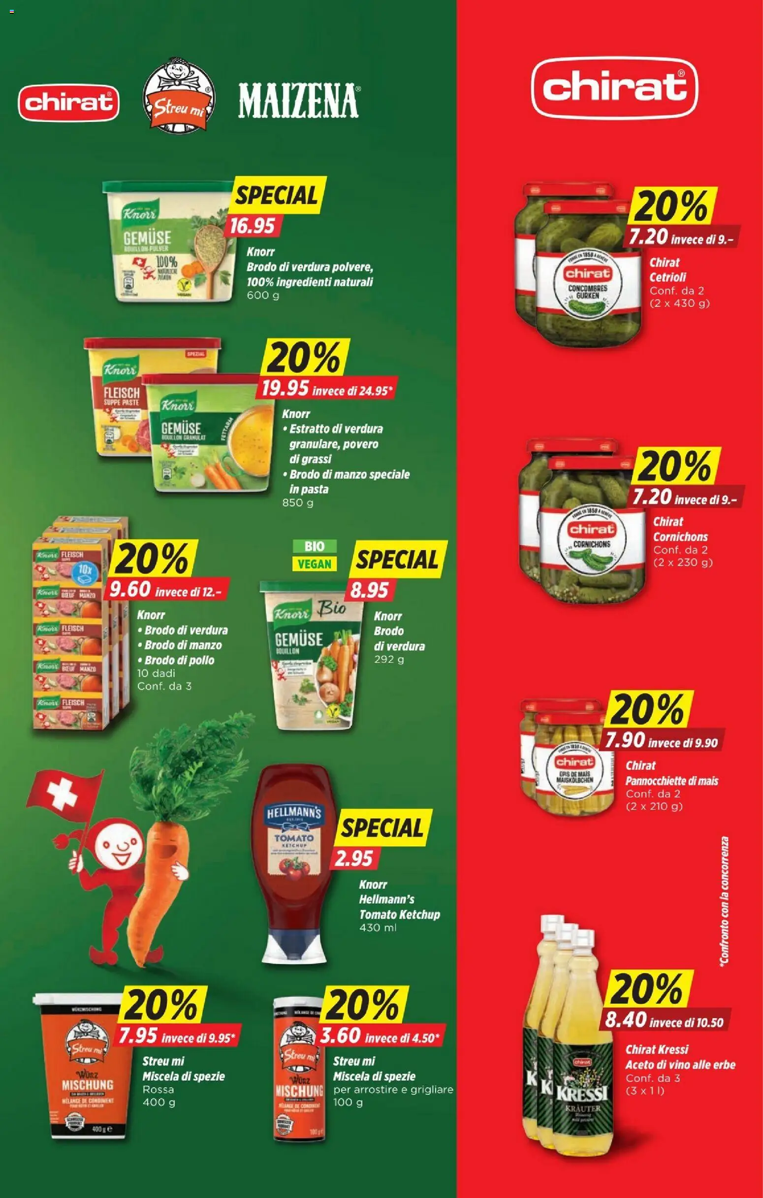 Denner aktionen IT – gültig ab 16.07.2026 | Seite: 11 | Produkte: Pulver, Pasta, Ketchup, Gurken