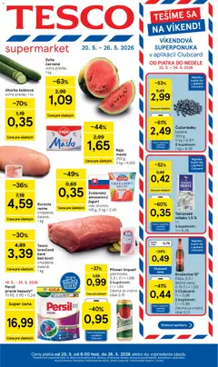 Tesco leták platný od 20.05.2026