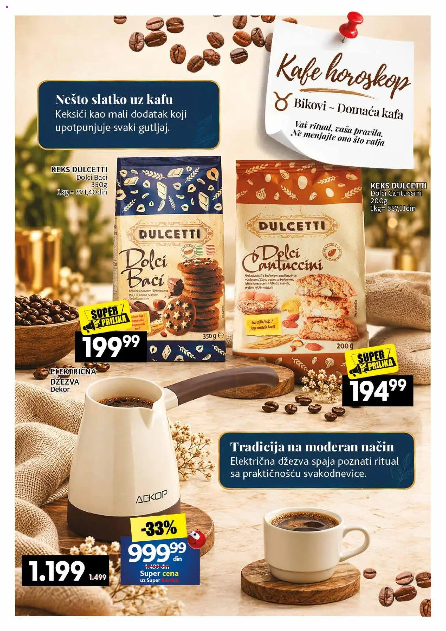 Roda katalog - važi od 26.10.2026 | Strana: 11 | Proizvode: Sto, Džezva, Kafa, Pecivo