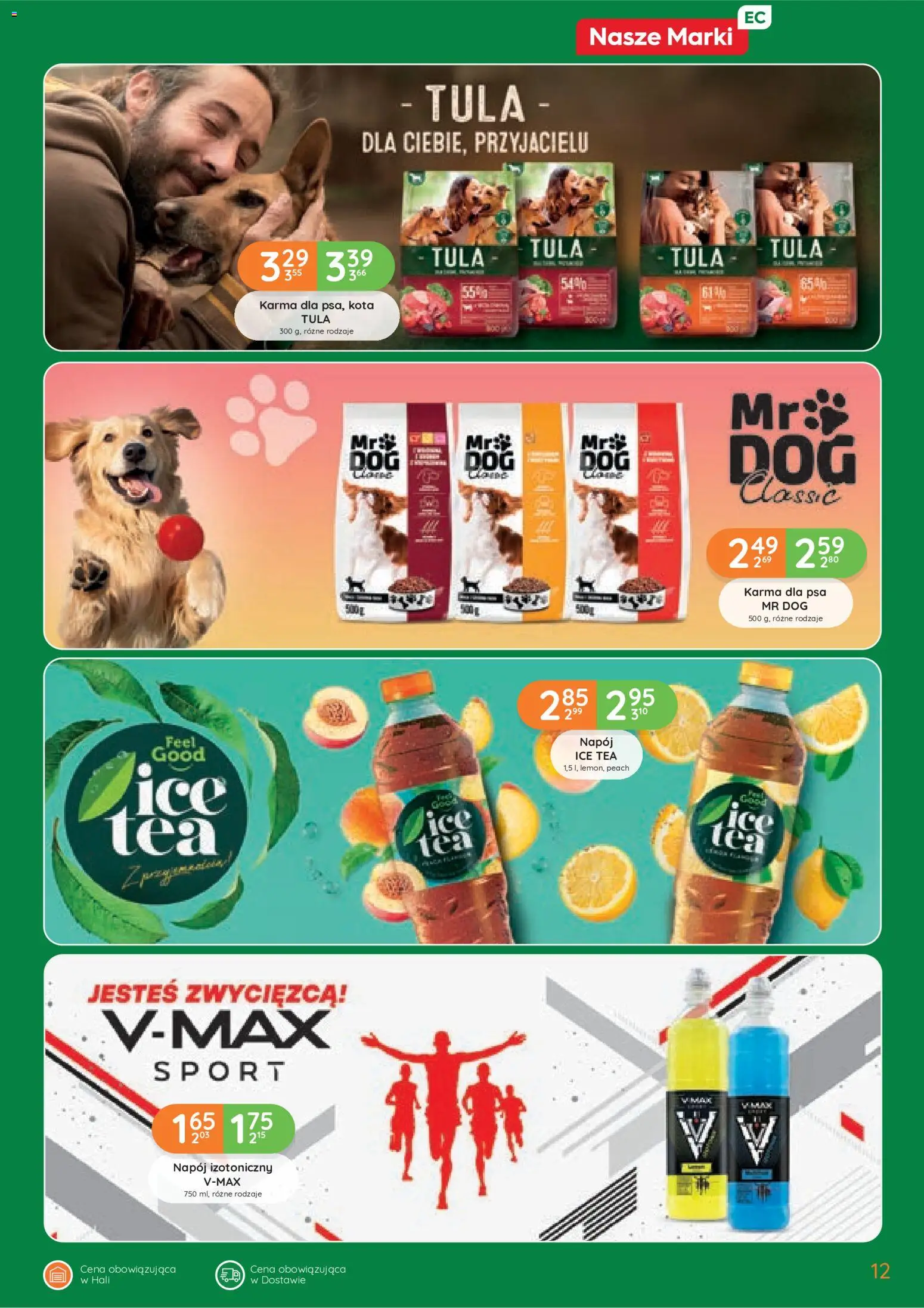 Eurocash gazetka od 25.06.2026 | Strona: 12 | Produkty: Ice Tea, Karma dla psa