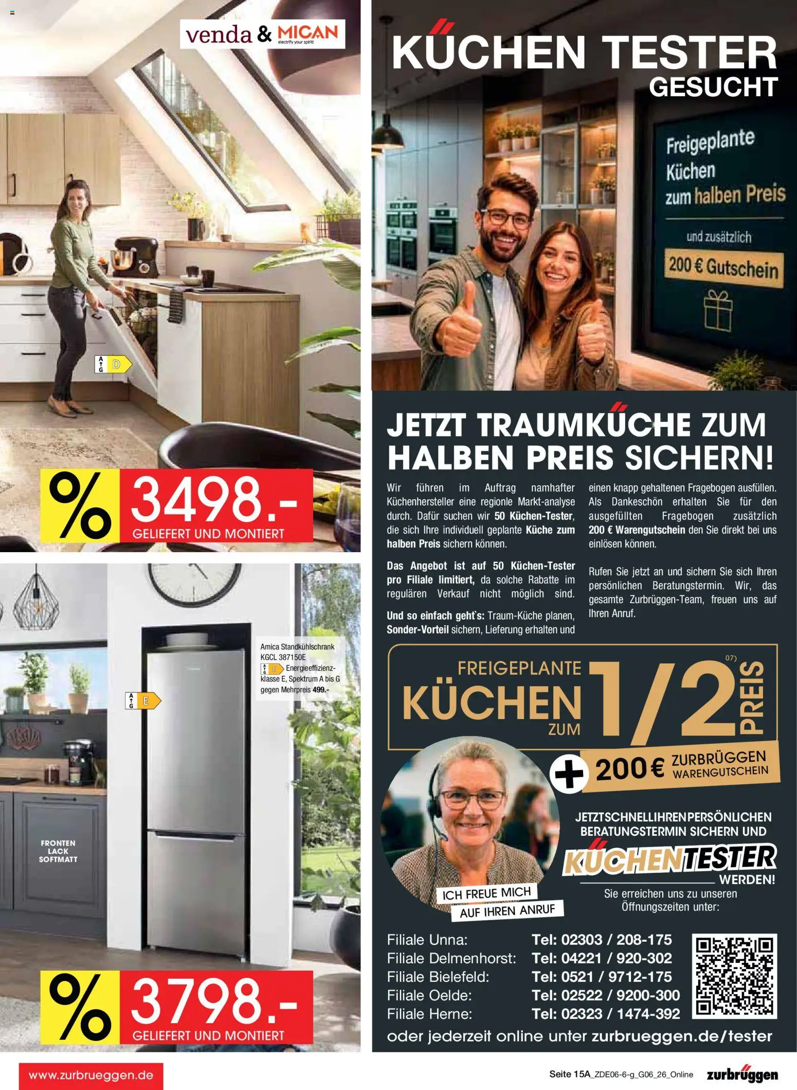 Zurbrüggen Mega Sparpreise – gültig ab 08.06.2026 | Seite: 41 | Produkte: Küche, Kuchen