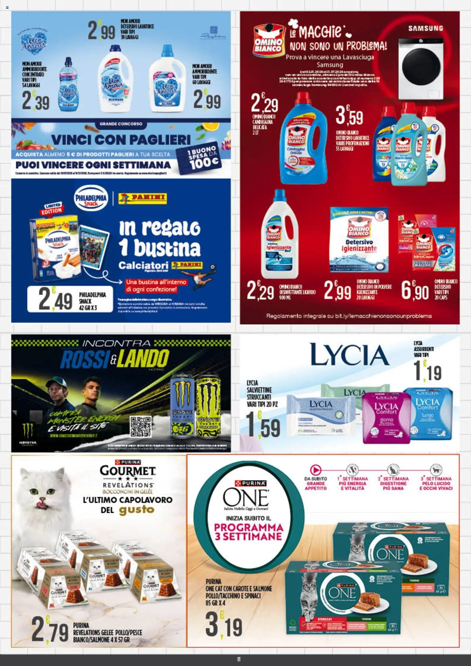 Volantino Euroesse del 04.05.2026 | Pagina: 13 | Prodotti: Detersivo in polvere, Lavasciuga, Salmone, Samsung
