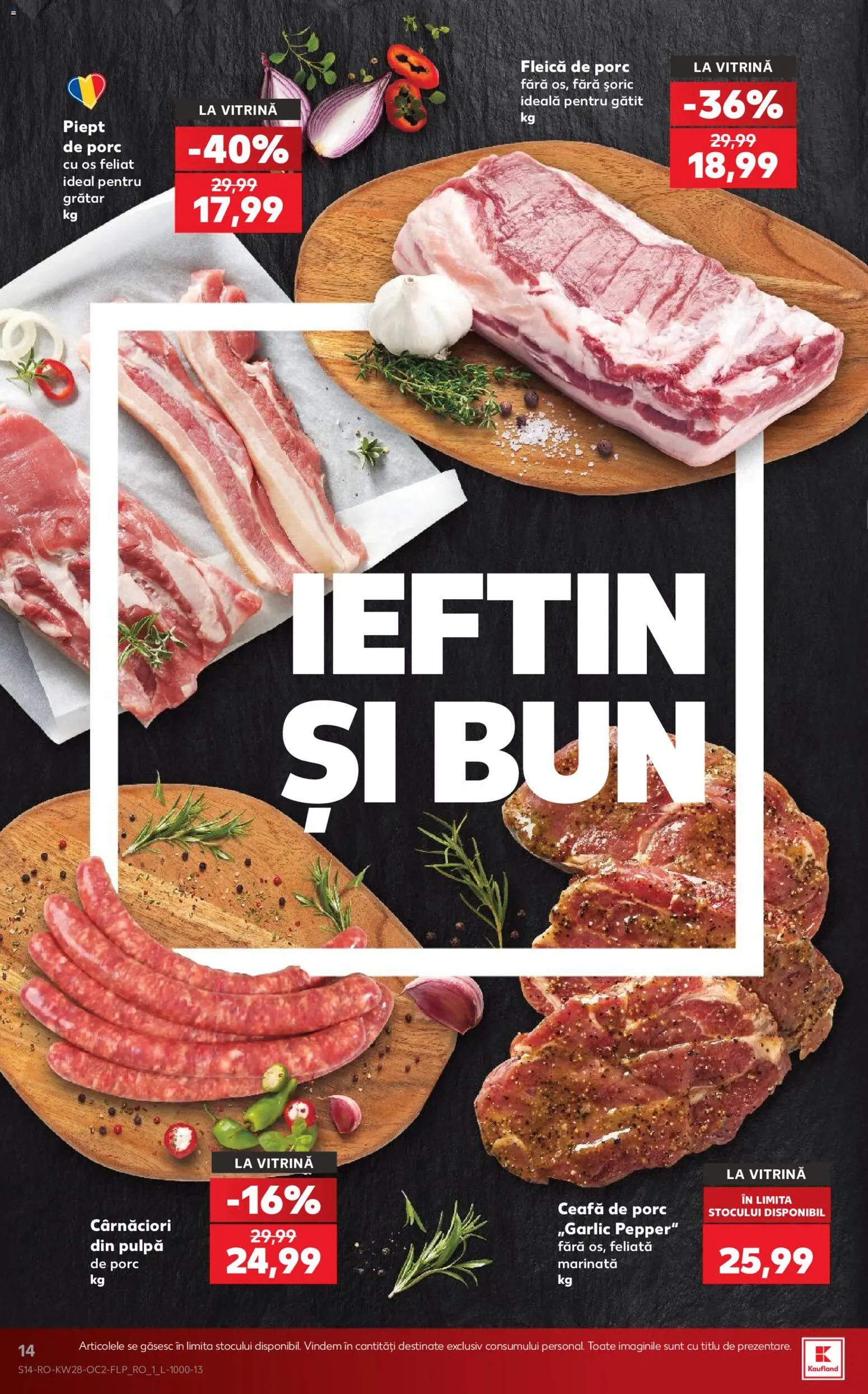 Noul catalog Kaufland – valabil de la 08.07.2026 | Pagină: 14 | Produse: Keçeli kalem, Grătar, Vitrină, Fleică