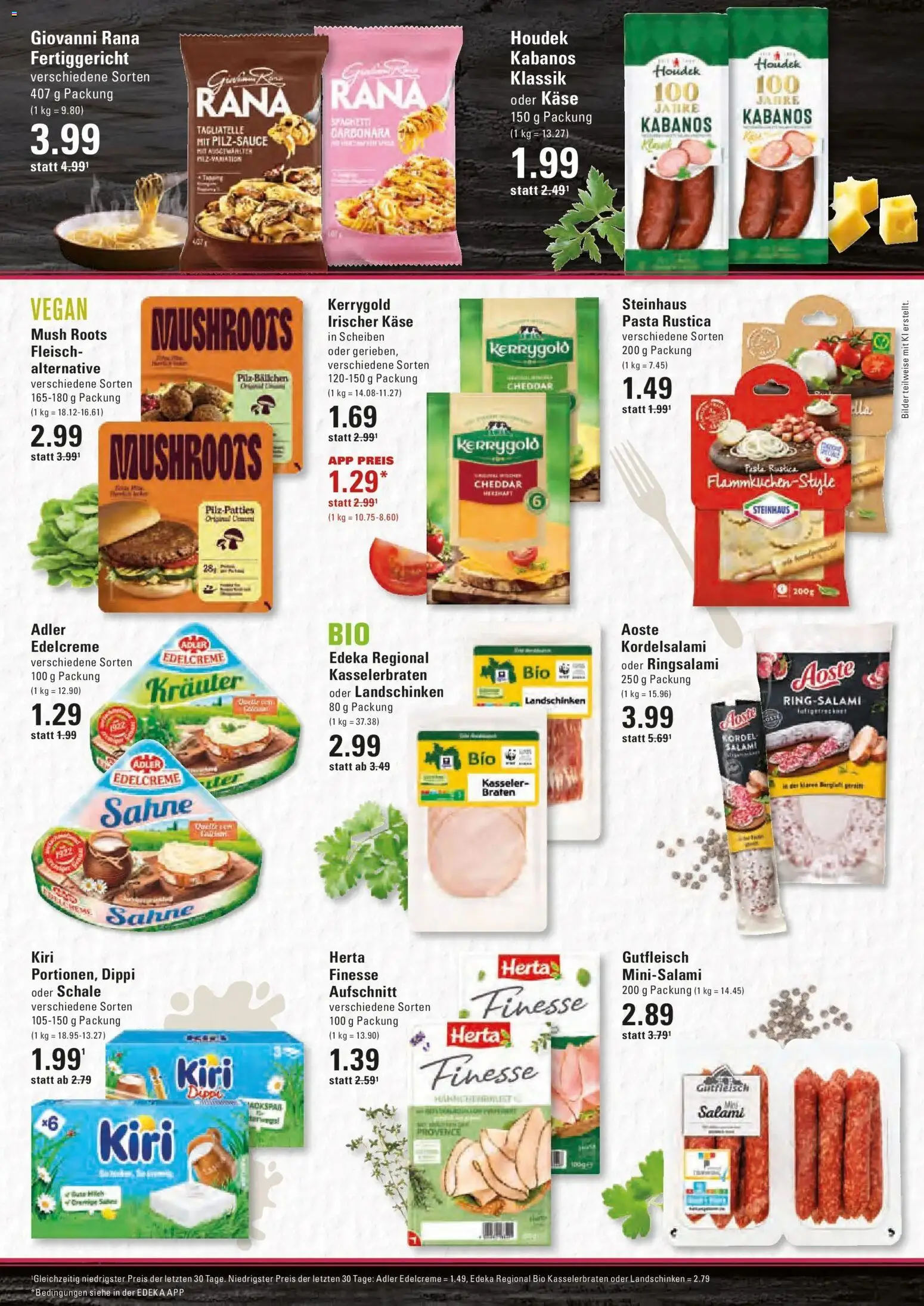 Edeka Prospekt Prisdorf (ab 19.10.2026) » Angebote Online | Seite: 9 | Produkte: Käse, Bilder, Sahne, Fleisch