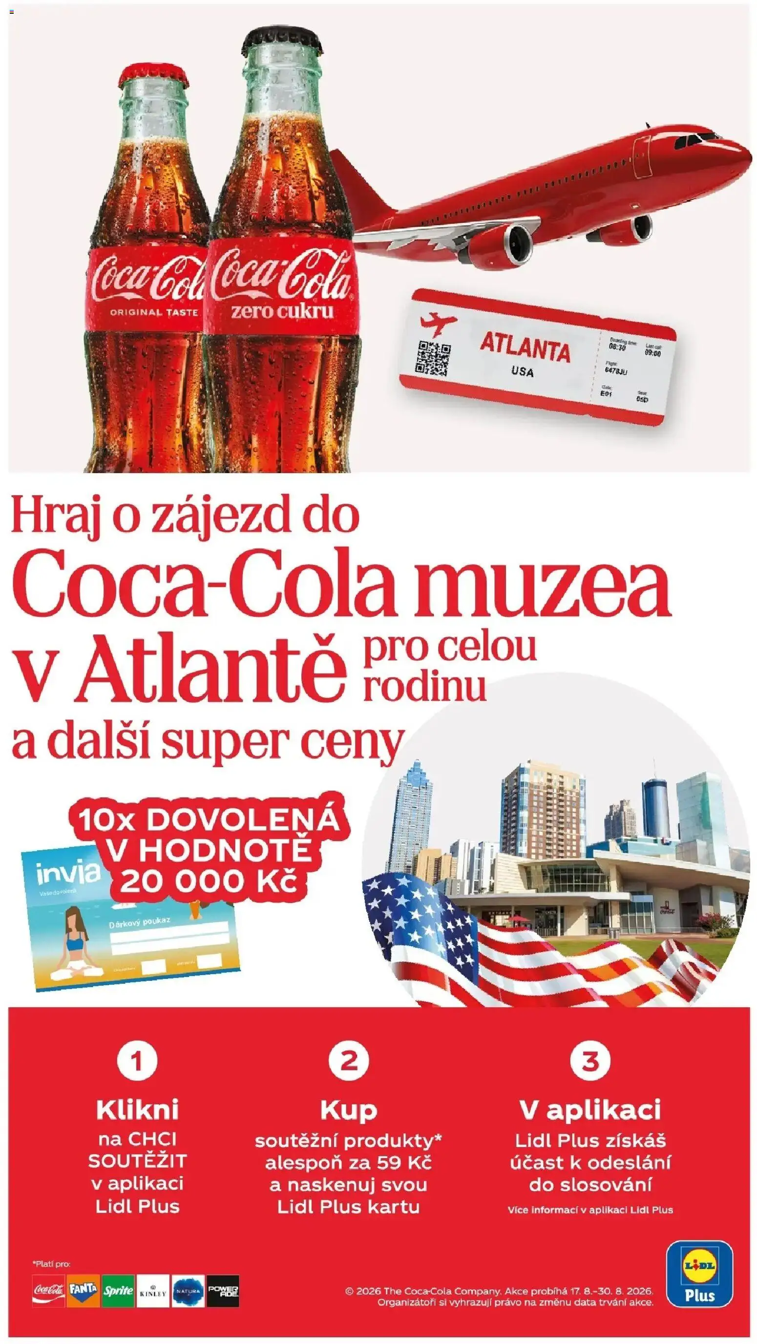 Lidl leták od 20.08.2026 - Nový akční leták | Strana: 23 | Produkty: Fanta, Coca cola, Sprite, Cola