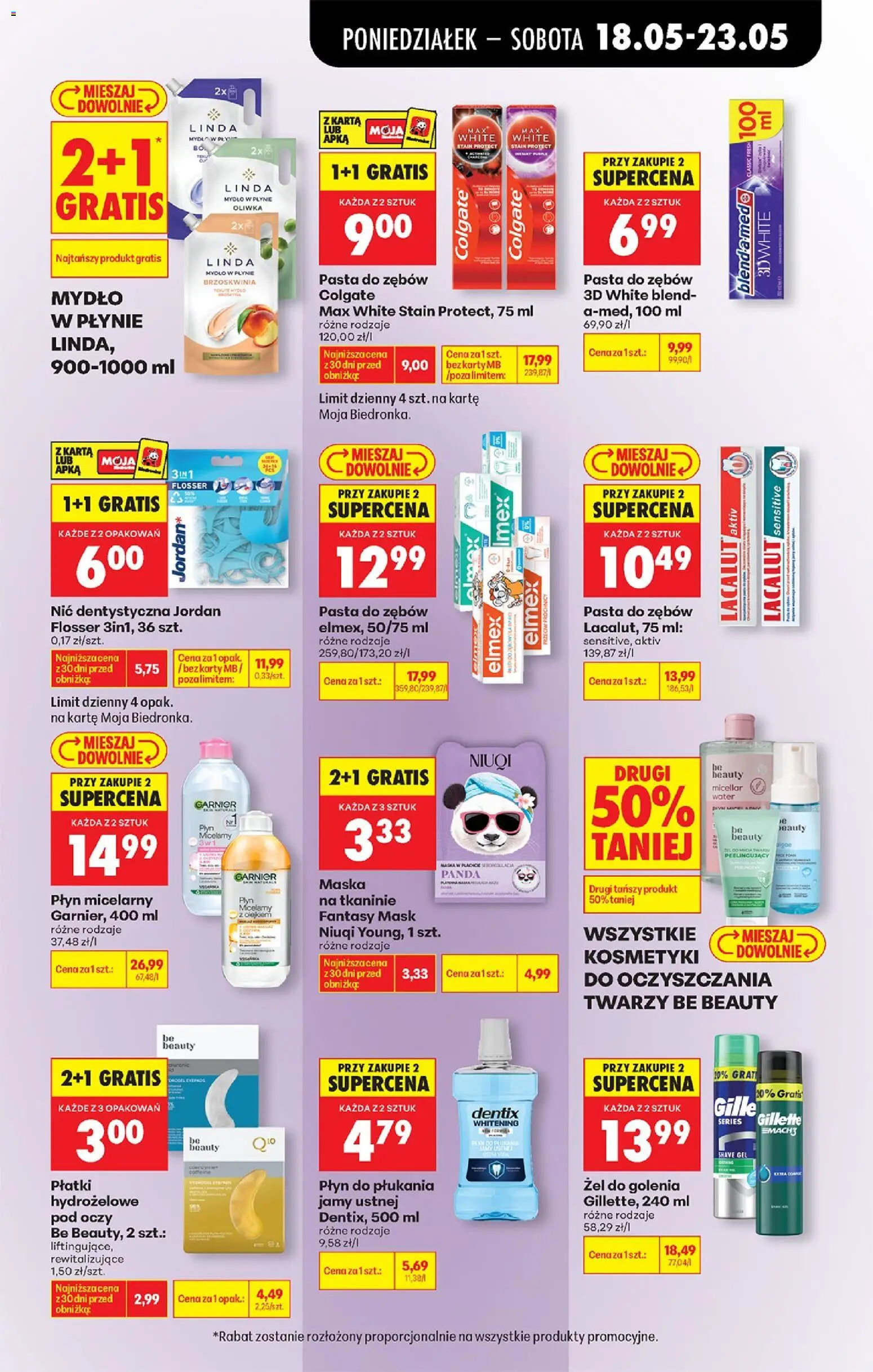 Biedronka Polsko leták od 18.05.2026 | Strana: 71 | Produkty: Elmex, Med, Lacalut, Maska