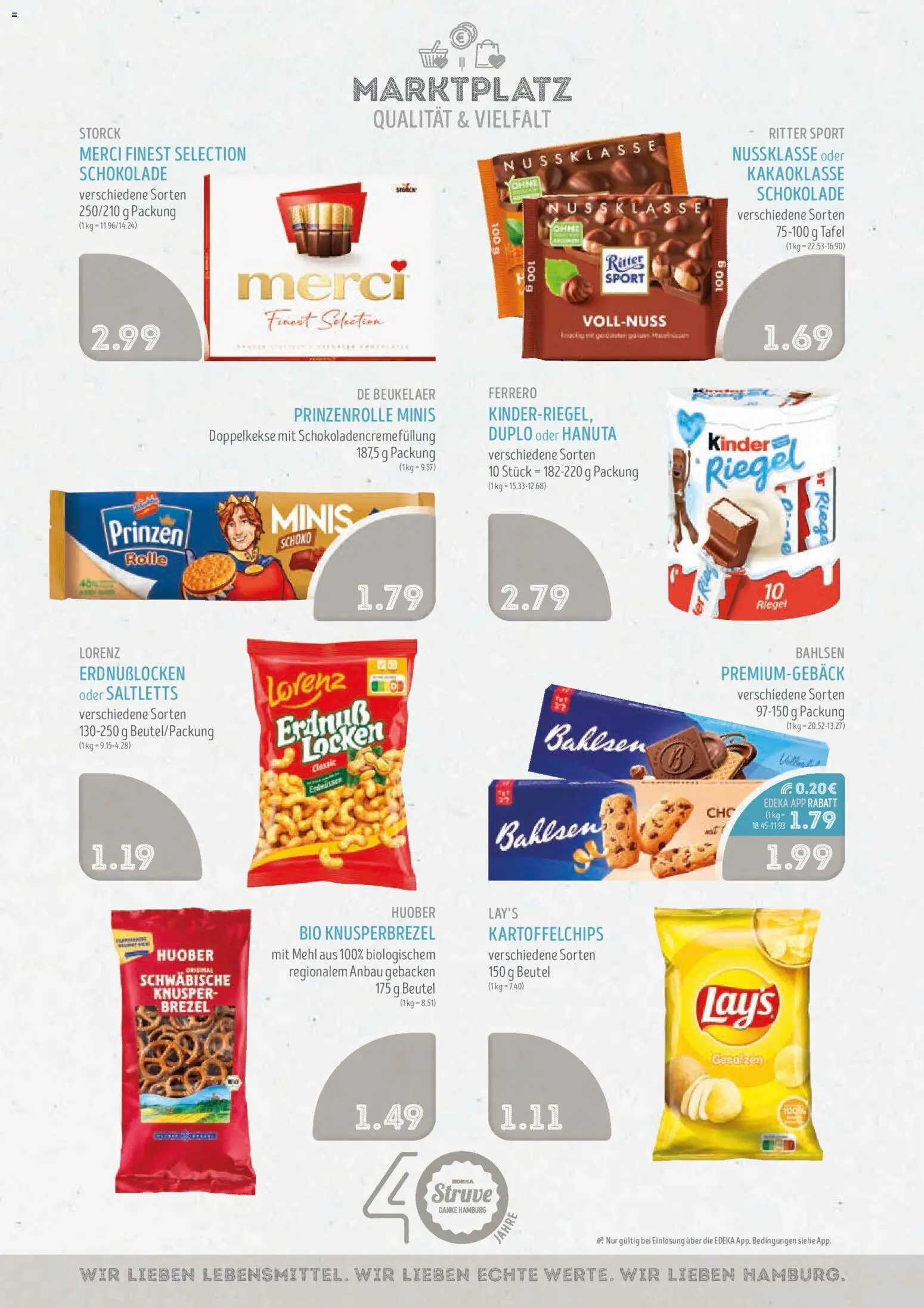 Edeka Struve Prospekt – gültig ab 27.07.2026 | Seite: 11 | Produkte: Merci, Mehl, Schokolade, Ritter sport