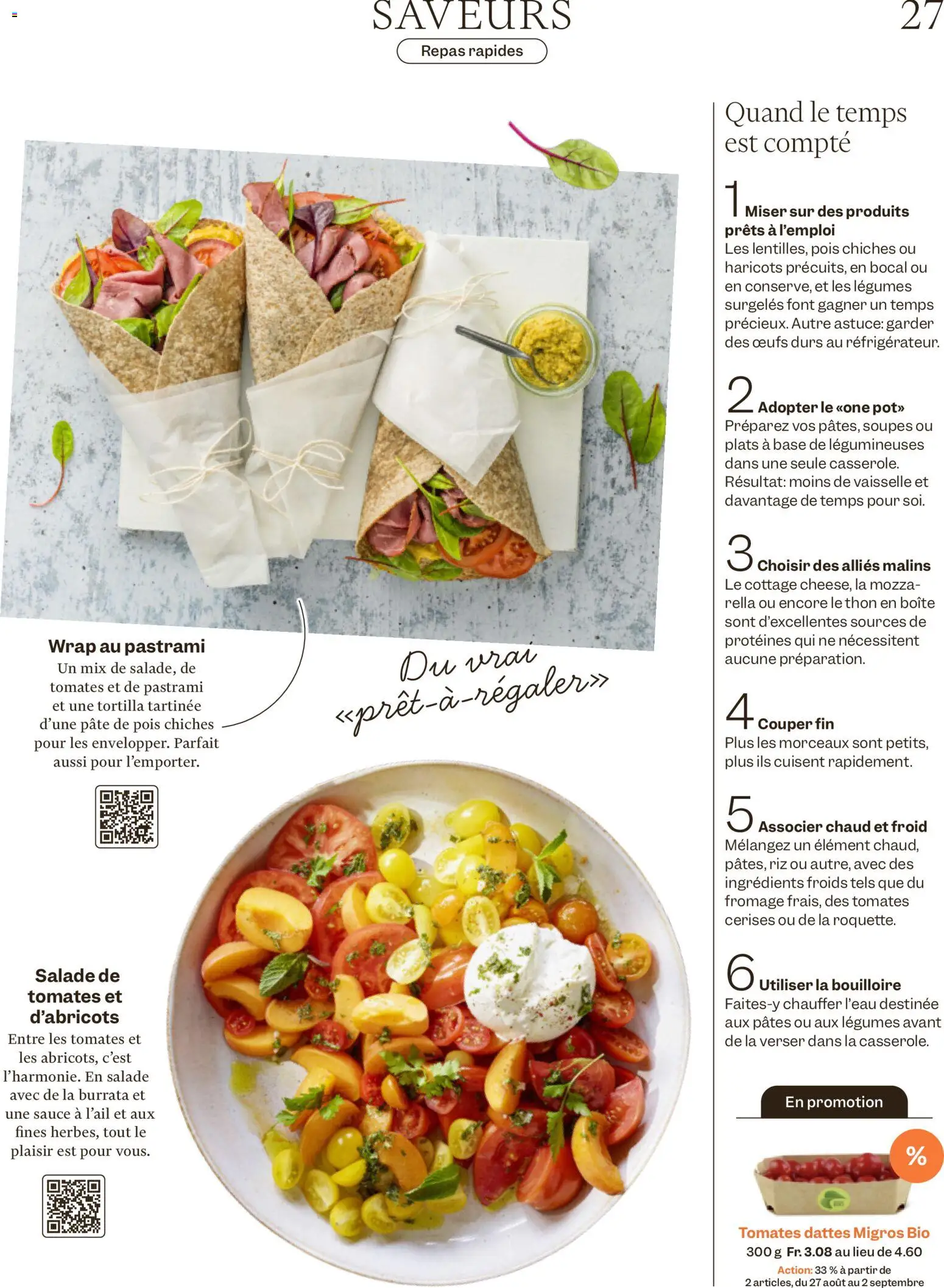 Migros aktionen Magazine FR – gültig ab 26.08.2026 | Seite: 27