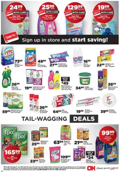 OK Foods specials catalogue – valid from 10.06.2026 | Page: 8 | Products: Blush, Soap, Dog food, Cat litter