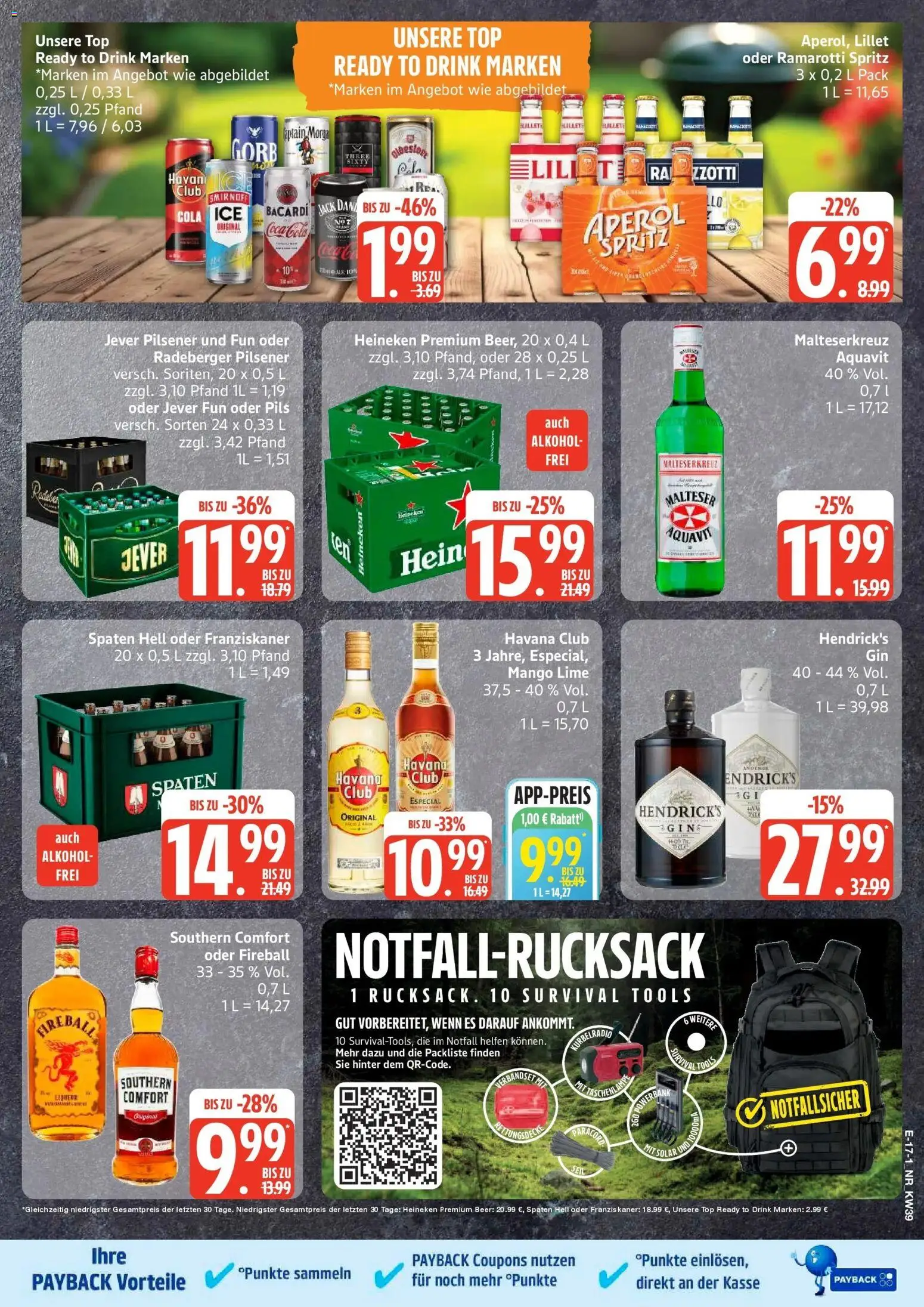 Marktkauf Prospekt Grevesmühlen (ab 21.09.2026) » Angebote online | Seite: 22 | Produkte: Coca cola, Cola, Jever, Southern comfort