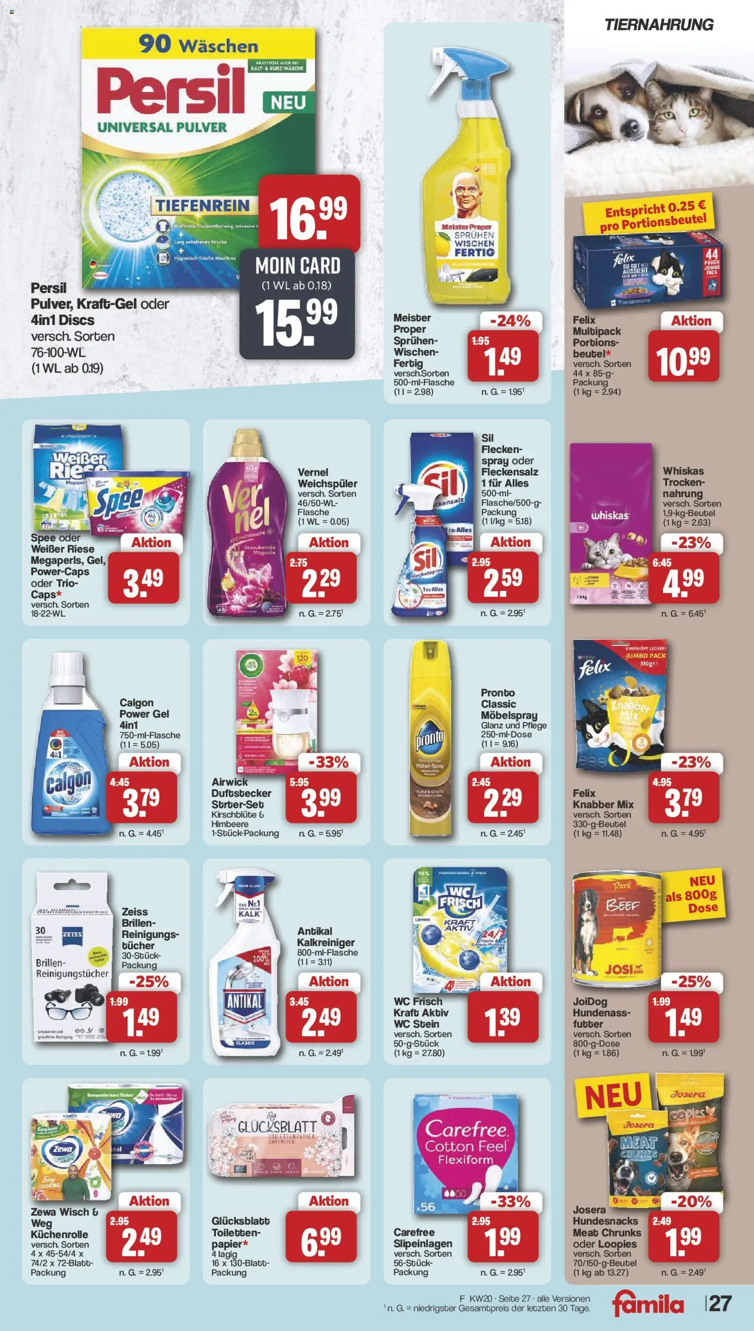 Famila Nordwest Prospekt 	 – gültig ab 11.05.2026 | Seite: 27 | Produkte: Wc frisch, WC Stein, Toilettenpapier, Küchenrolle