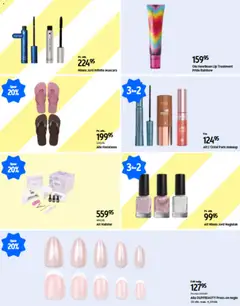 Alt L'Oréal Paris makeup, A collection of L'Oréal Paris makeup items including mascara, a foundation stick, and a lip product. gyldig fra 04.06.2026 | Side: 8 | Produkter: Makeup, Mascara, Neglelak