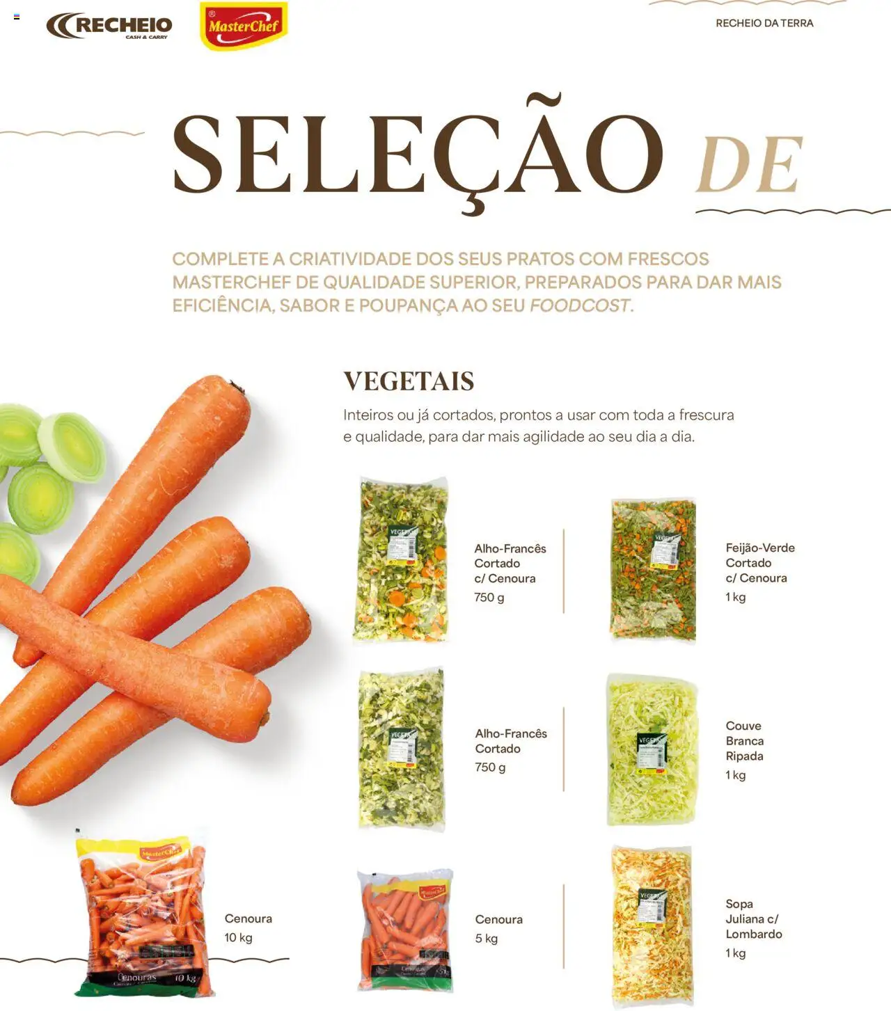 Recheio - Recheio da Terra │ válido de 25/09/2025 | Página: 42 | Produtos: Cenouras, Pratos, Sopa, Couve