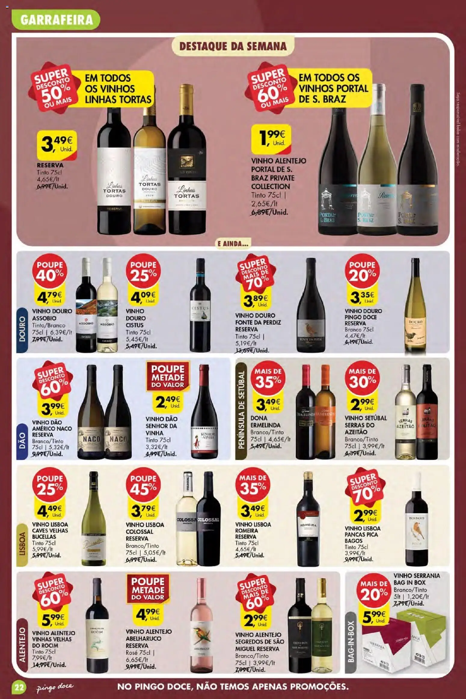Pingo Doce folheto Poupe Esta Semana Açores │ válido de 22/10/2026 | Página: 22 | Produtos: Vinho