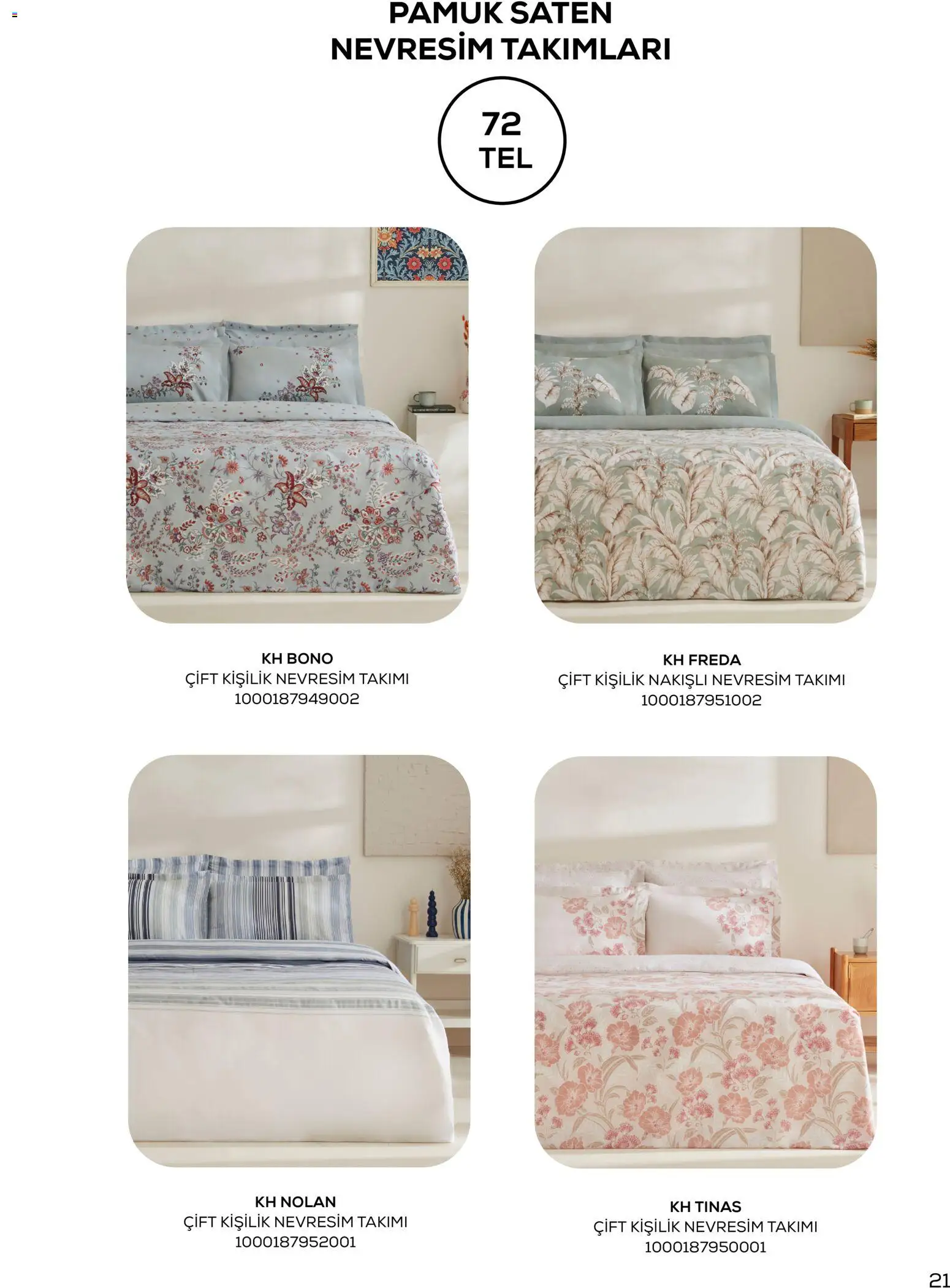 Karaca Home Katalog - 01.03.2026 tarihinden itibaren geçerlidir | Sayfa: 21 | Ürünler: Nevresim, Nevresim takımları