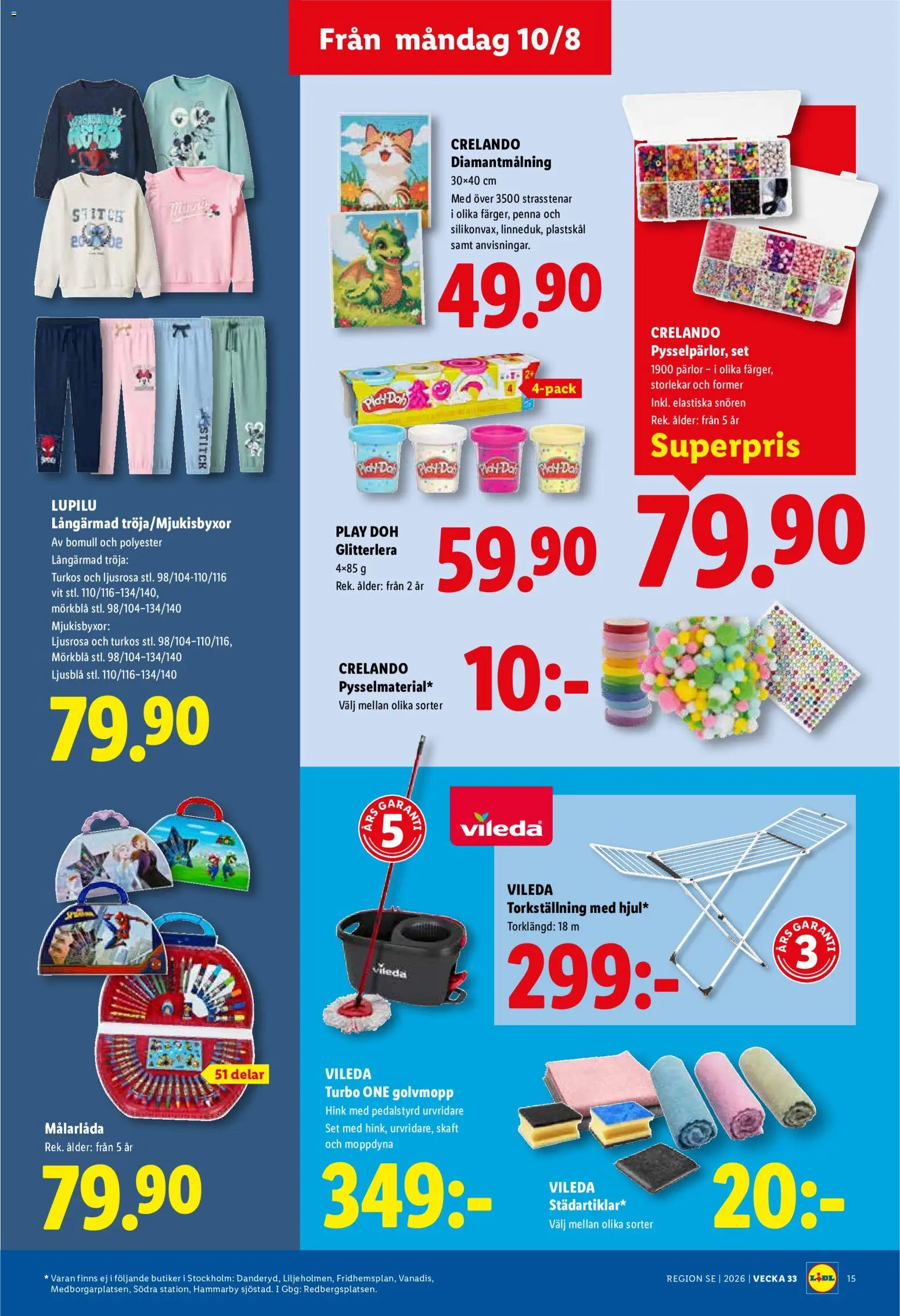 Lidl reklamblad aktuell från 10/08/2026 | Sida: 17 | Produkter: Låda, Tröja, Långärmad tröja, Golvmopp