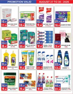 Preview of United Hypermarket catalogue valid from 27 Aug, 2026 | Page: 9 | Products: Soap, Perfume, Pads, Pants