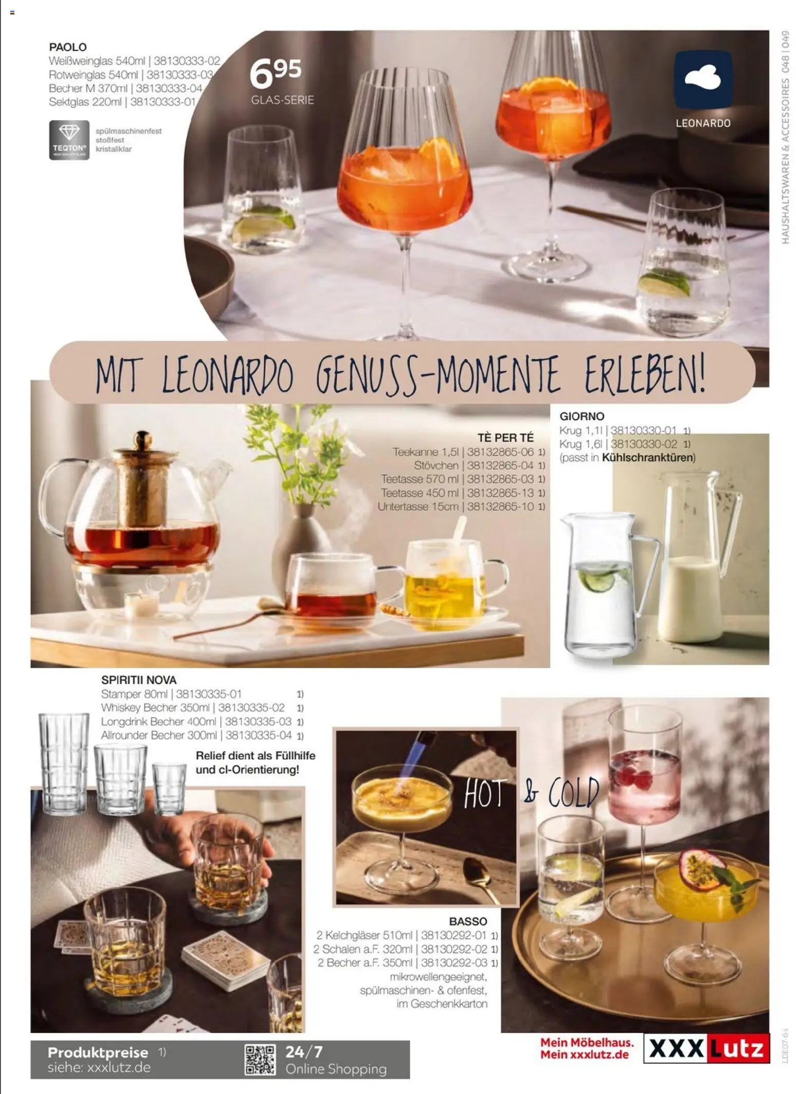 XXXLutz Schöner Einrichten – gültig ab 01.09.2026 | Seite: 49 | Produkte: Teekanne, Whiskey