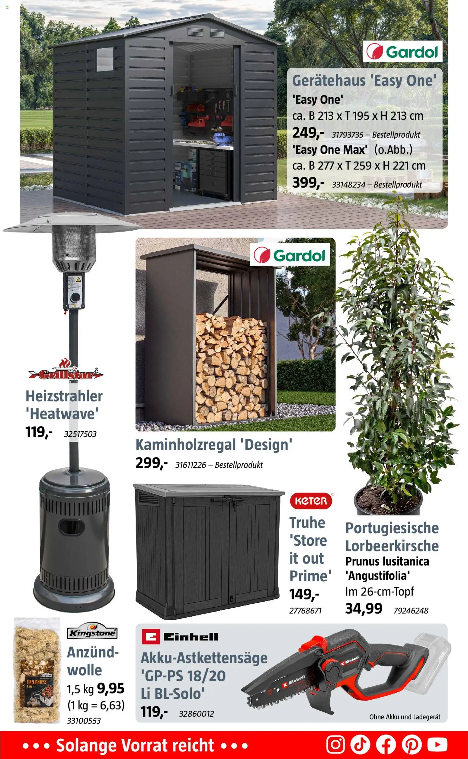 Bauhaus Prospekt – gültig ab 17.10.2026 | Seite: 2 | Produkte: Truhe, Ladegerät
