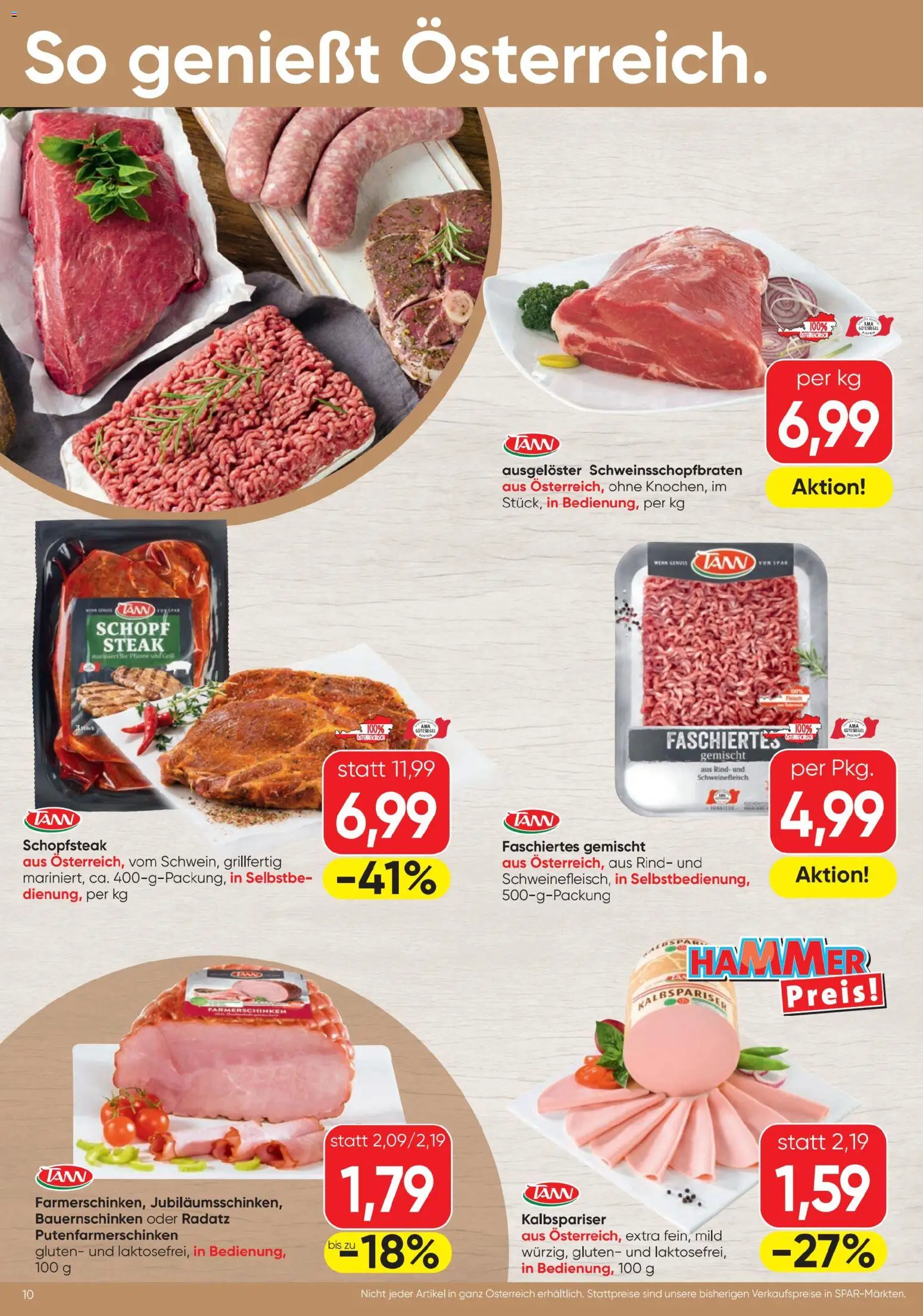 Spar - Flugblatt gültig ab 01.07.2026 | Seite: 10