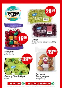 Forhåndsvisning av SØTE & SPRØ Stenlfrie druer, CEVITA SØTE & SPRØ Stenlfrie druer gyldig fra 08.06.2026 | Side: 2 | Produkter: Moreller, Fersken, Druer