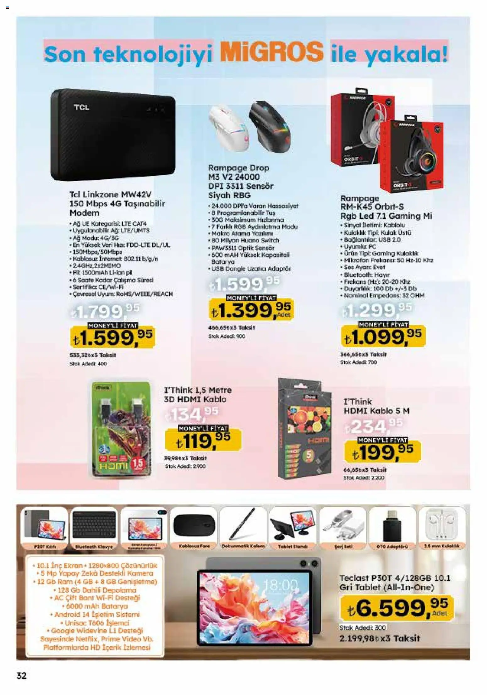 Migros Katalog - 5M Migroskop Dijital - 18.06.2026 tarihinden itibaren geçerlidir | Sayfa: 160