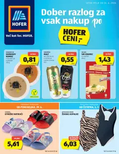Hofer katalog akcije – veljaven od 24.06.2026