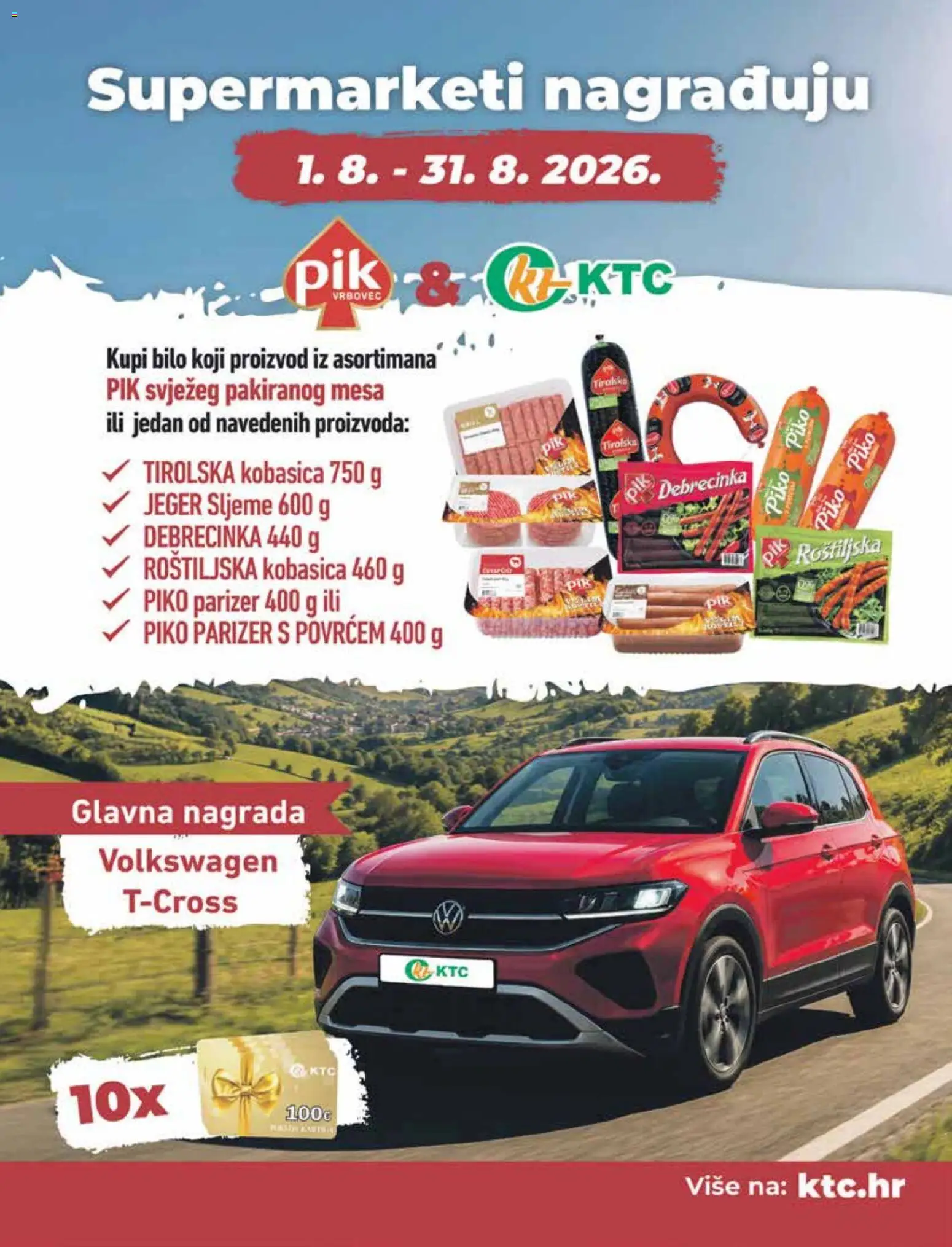 KTC katalog | vrijedi od 06.08.2026 | Stranica: 8 | Proizvodi: Kobasica, Parizer