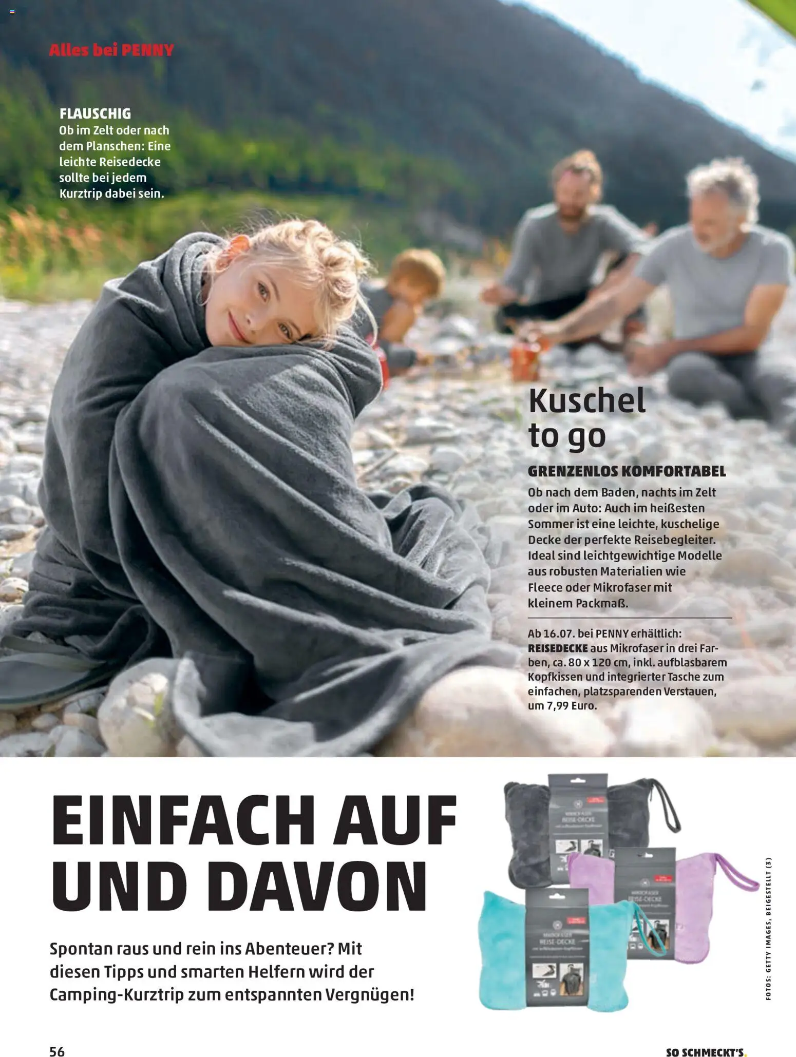 Penny Markt Schmankerl Post gültig ab 31.05.2026 | Seite: 56 | Produkte: Tasche, Decke