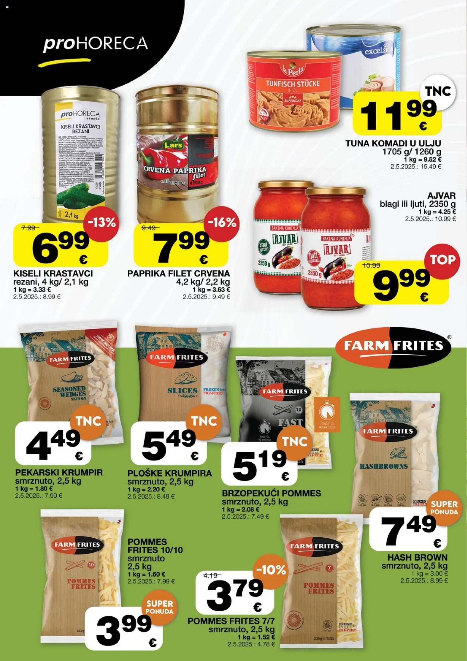 Stanić Diskont katalog | vrijedi od 20.08.2026 | Stranica: 14 | Proizvodi: Pommes frites, Paprika, Krumpir, Kuhinja