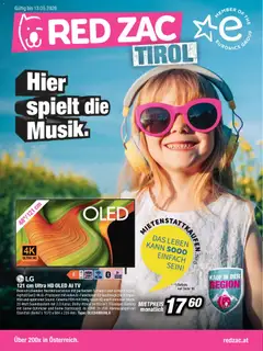 RED ZAC Tirol ab 26.04.2026 gültig