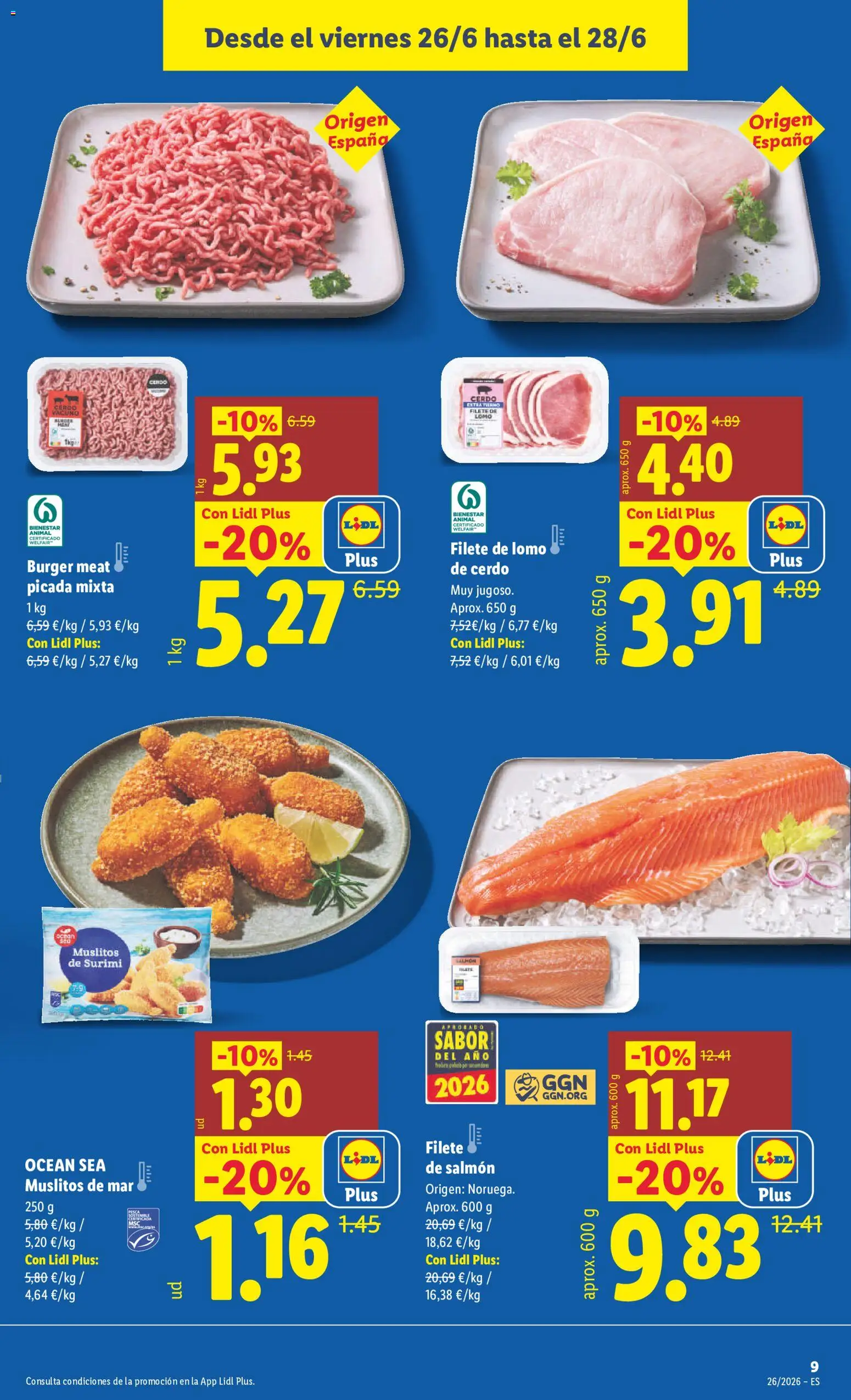 Lidl folleto │ válido desde el 22.06.2026 | Página: 19 | Productos: Cerdo, Παιχνίδια, Filete