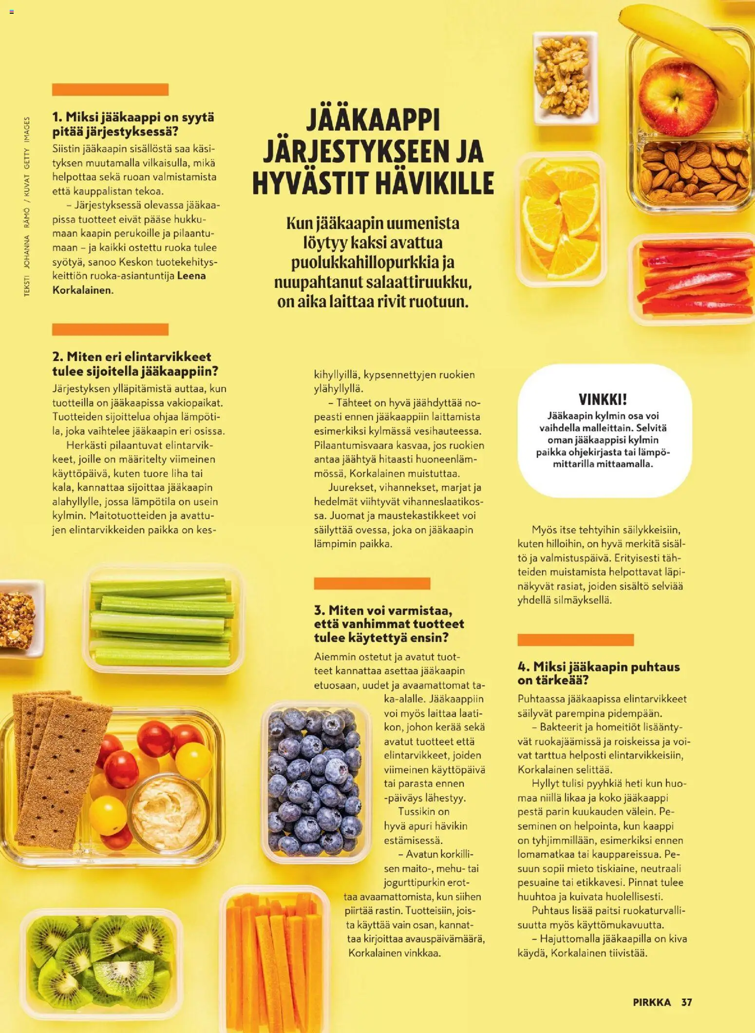 K-Market tarjoukset - Pirkka – voimassa 06.05.2026 alkaen | Sivu: 37 | Tuotteet: Jääkaappi, Kaappi, Voi, Mehu