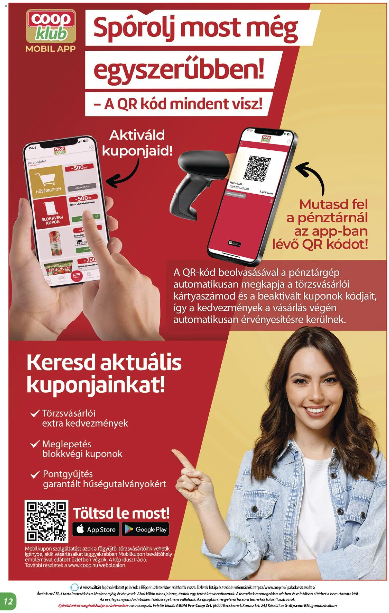 COOP akciós ujság - amely érvényes a következő dátumtól: 2026.08.21. | Oldal: 12 | Termékek: Lé