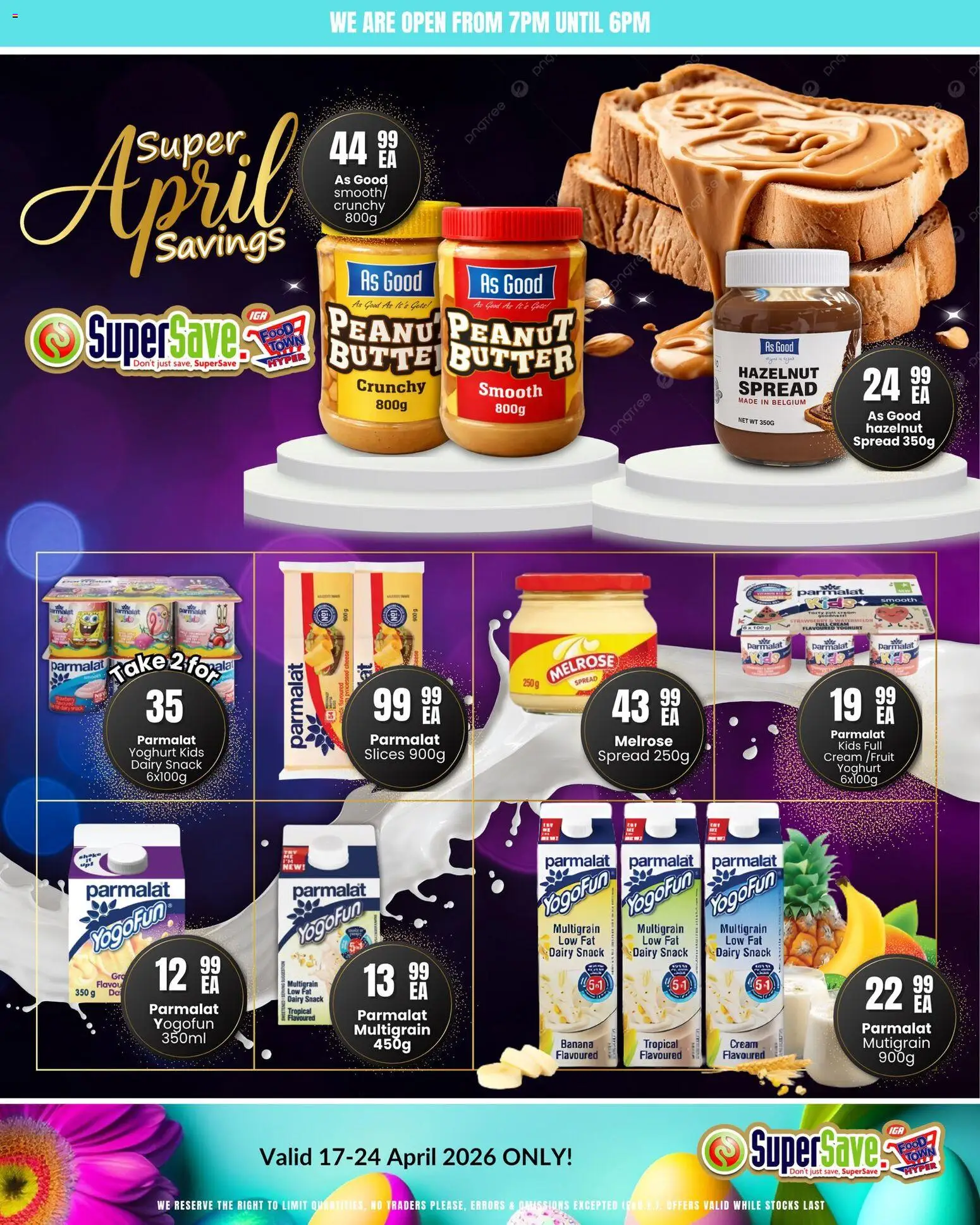 New Super Save catalogue – valid from 17.04.2026 | Page: 12 | Products: Yoghurt, Butter, Cheese, Cream