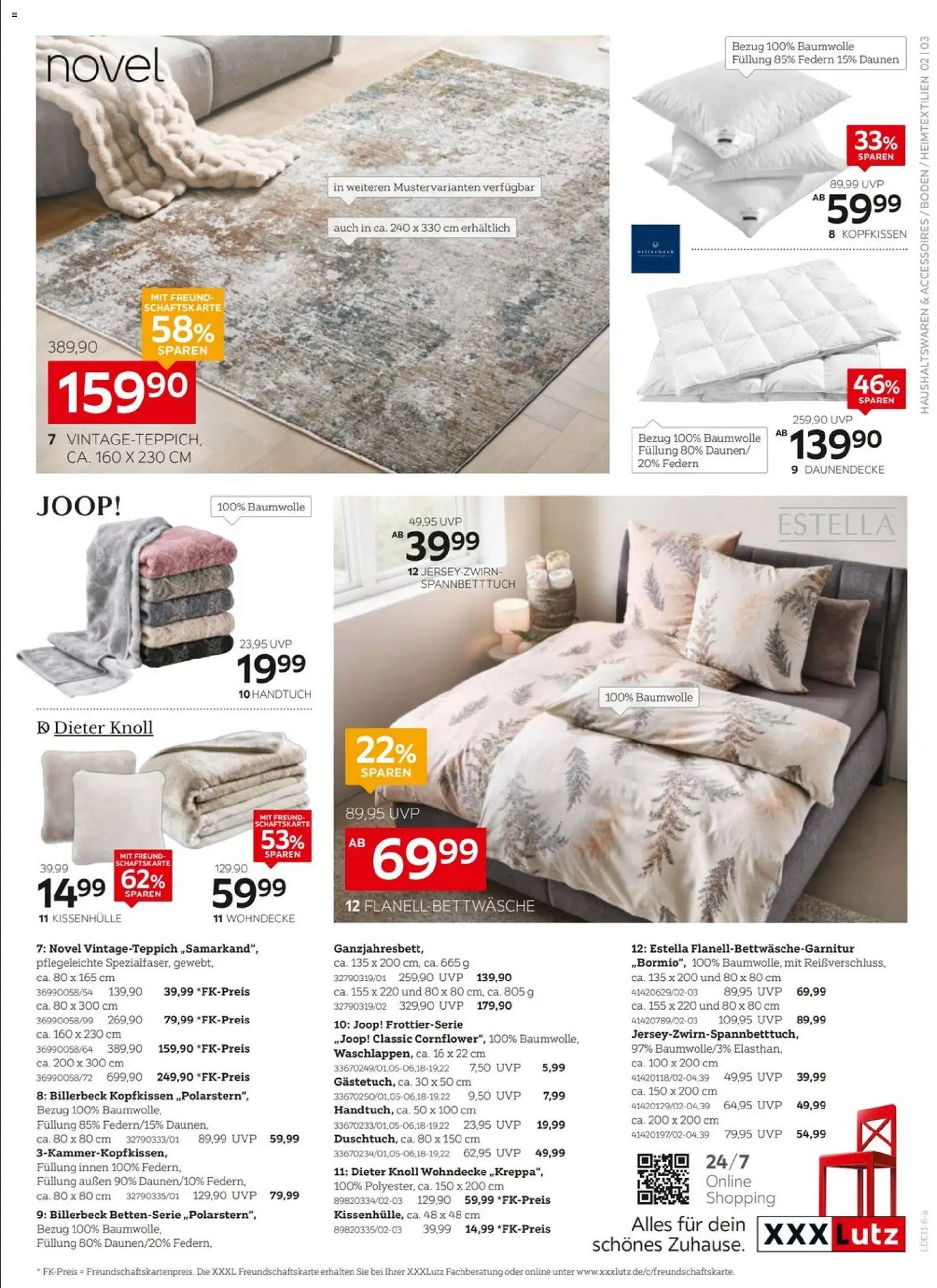 XXXLutz Marken zum Bestpreis – gültig ab 24.10.2026 | Seite: 2 | Produkte: Kopfkissen
