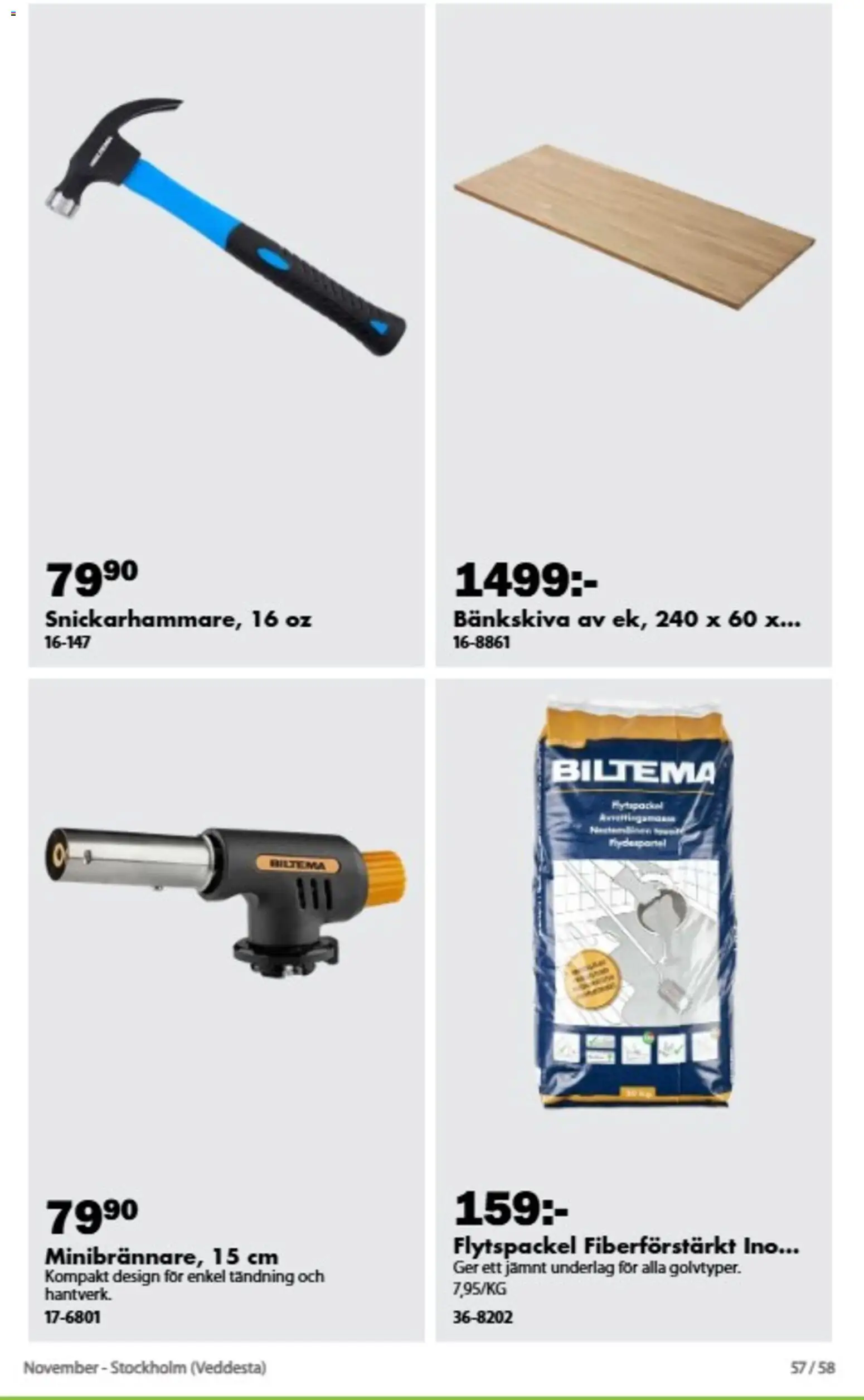 Biltema reklamblad aktuell från 23/10/2026 | Sida: 58
