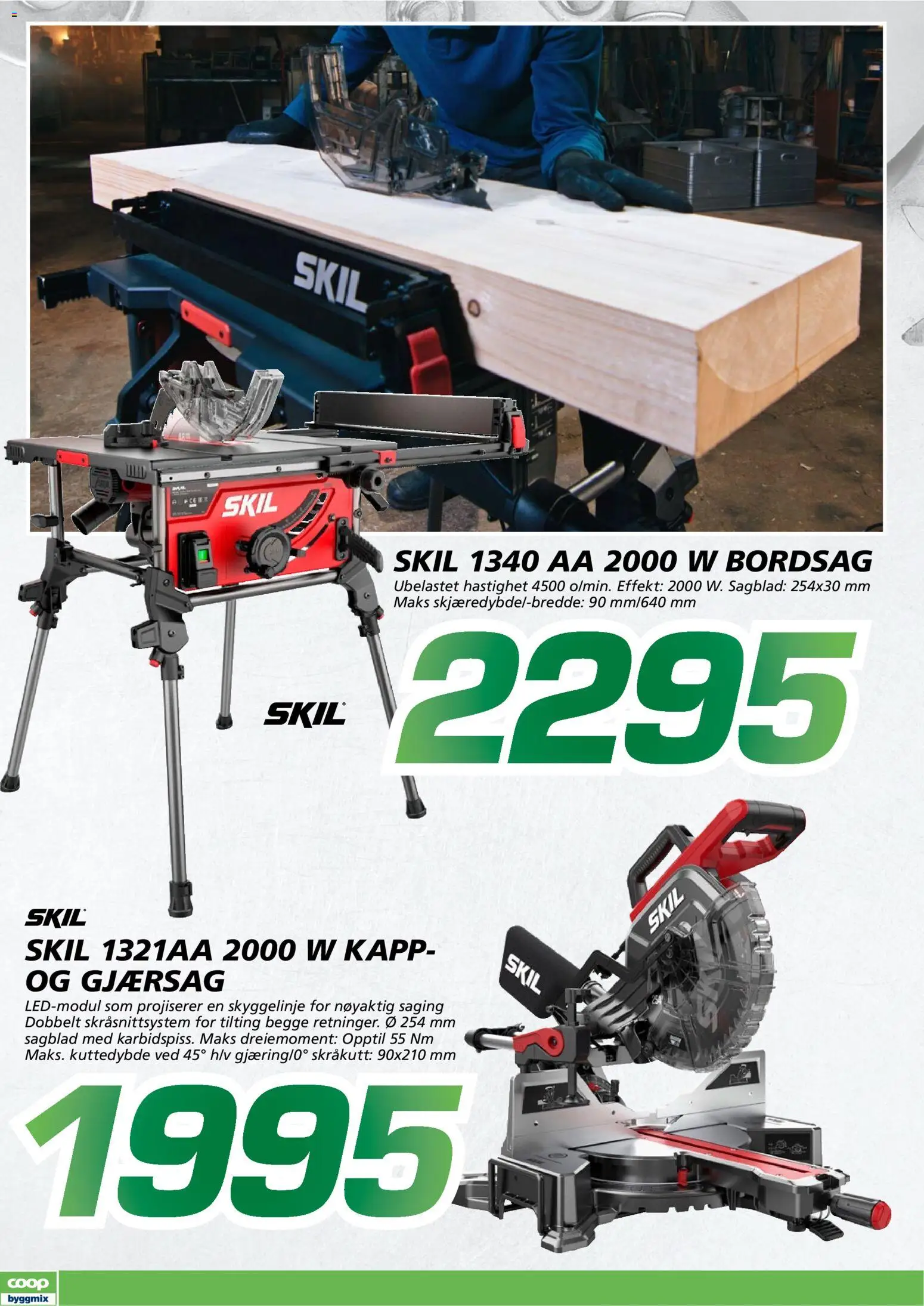 {H1} | Side: 6 | Produkter: Gjærsag, Ved, Bordsag