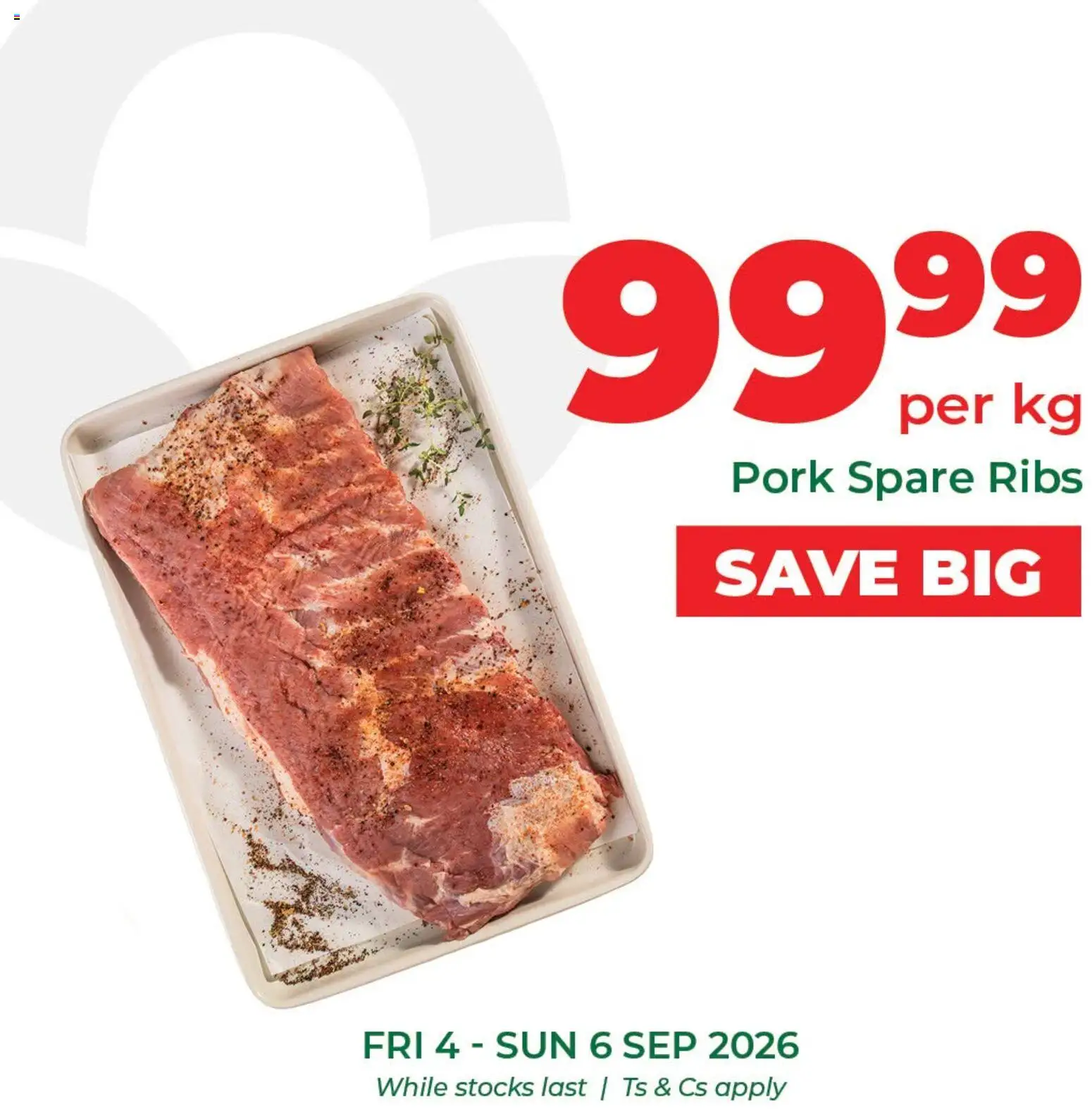New Food Lover's Market catalogue – valid from 04/09/2026 | Page: 4 | Products: Ribs, Pork