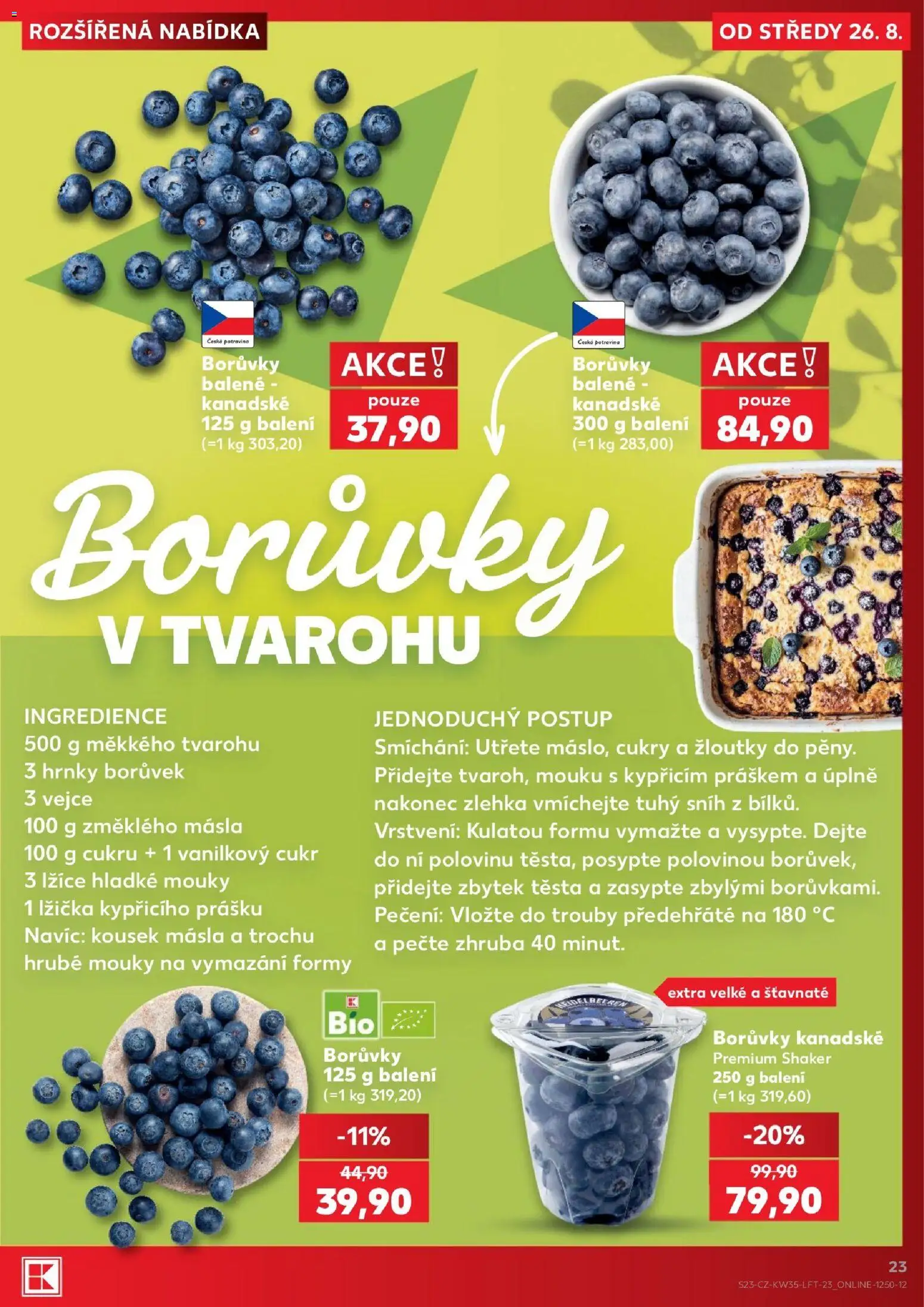 Kaufland leták - Praha 8 od 26.08.2026 | Strana: 23 | Produkty: Vejce, Lžíce, Vanilkový cukr, Shaker