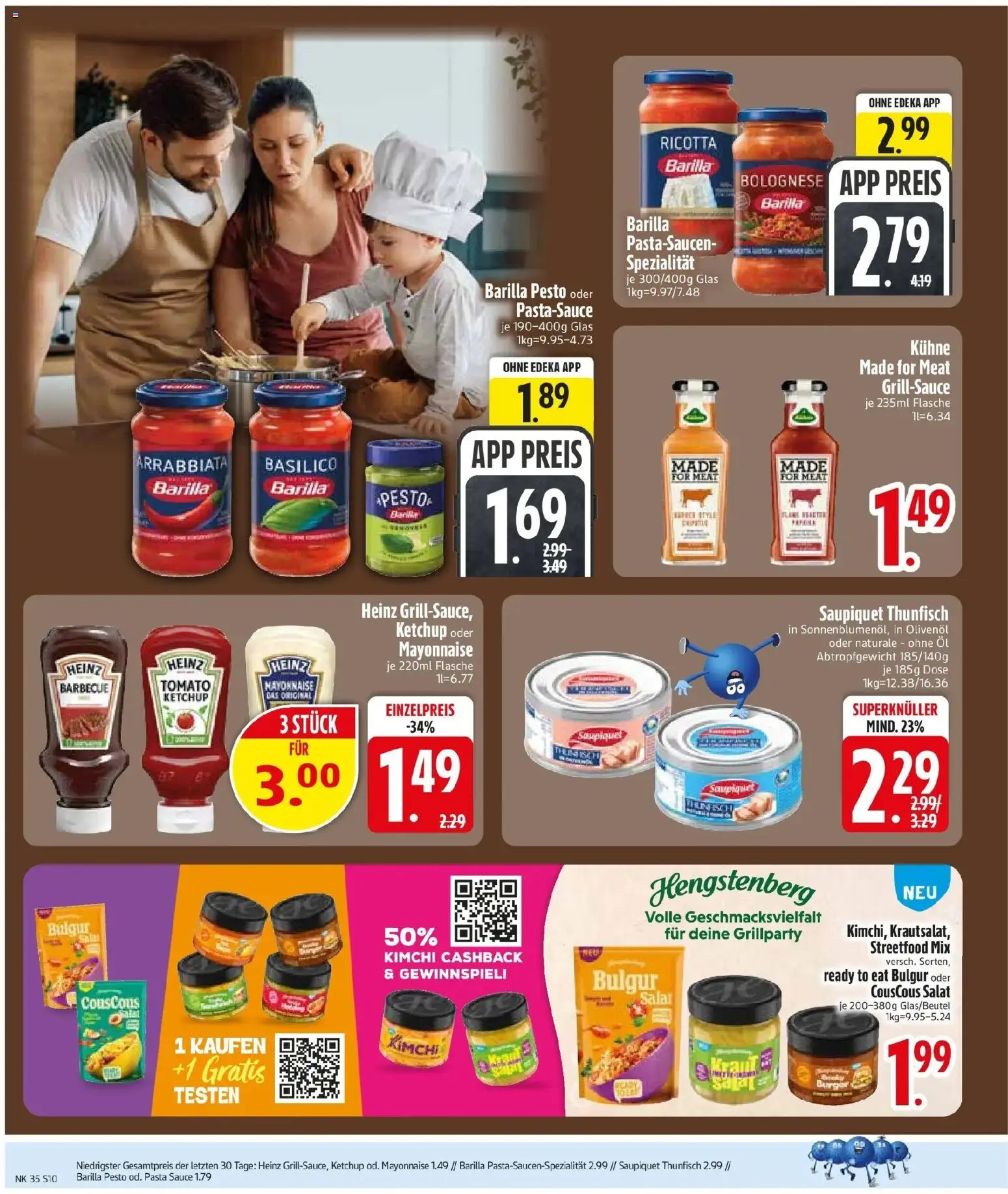 Edeka Prospekt Altmannstein (ab 24.08.2026) » Angebote Online | Seite: 12 | Produkte: Olivenol, Pasta, Ketchup, Salat
