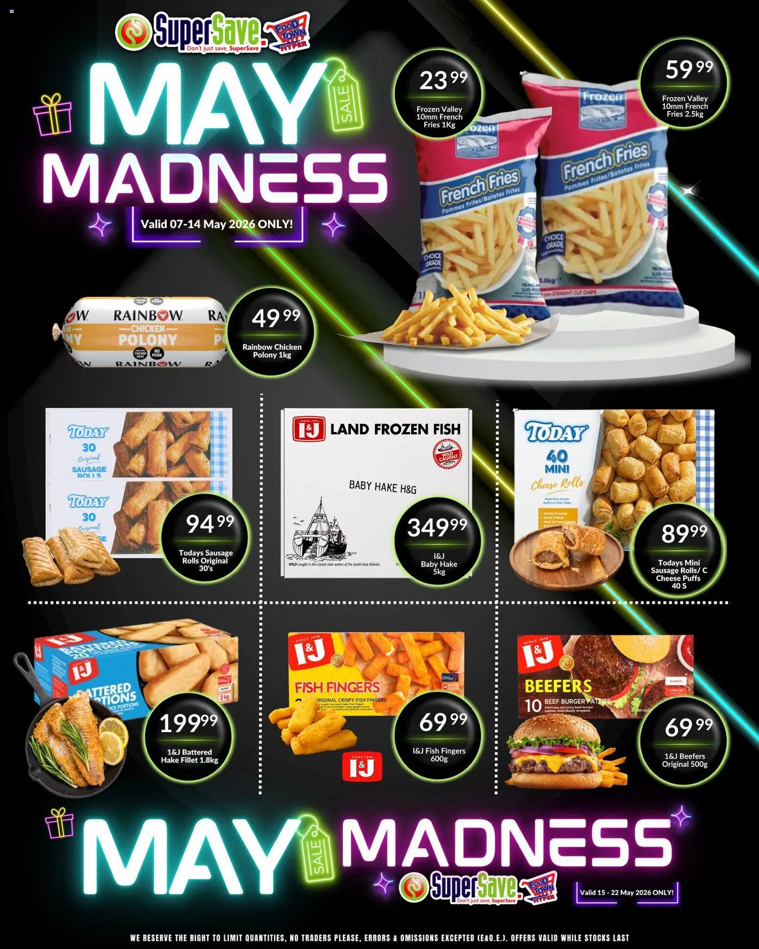 New Super Save catalogue – valid from 15.05.2026 | Page: 13 | Products: Polony, Chicken, Beef, Chips