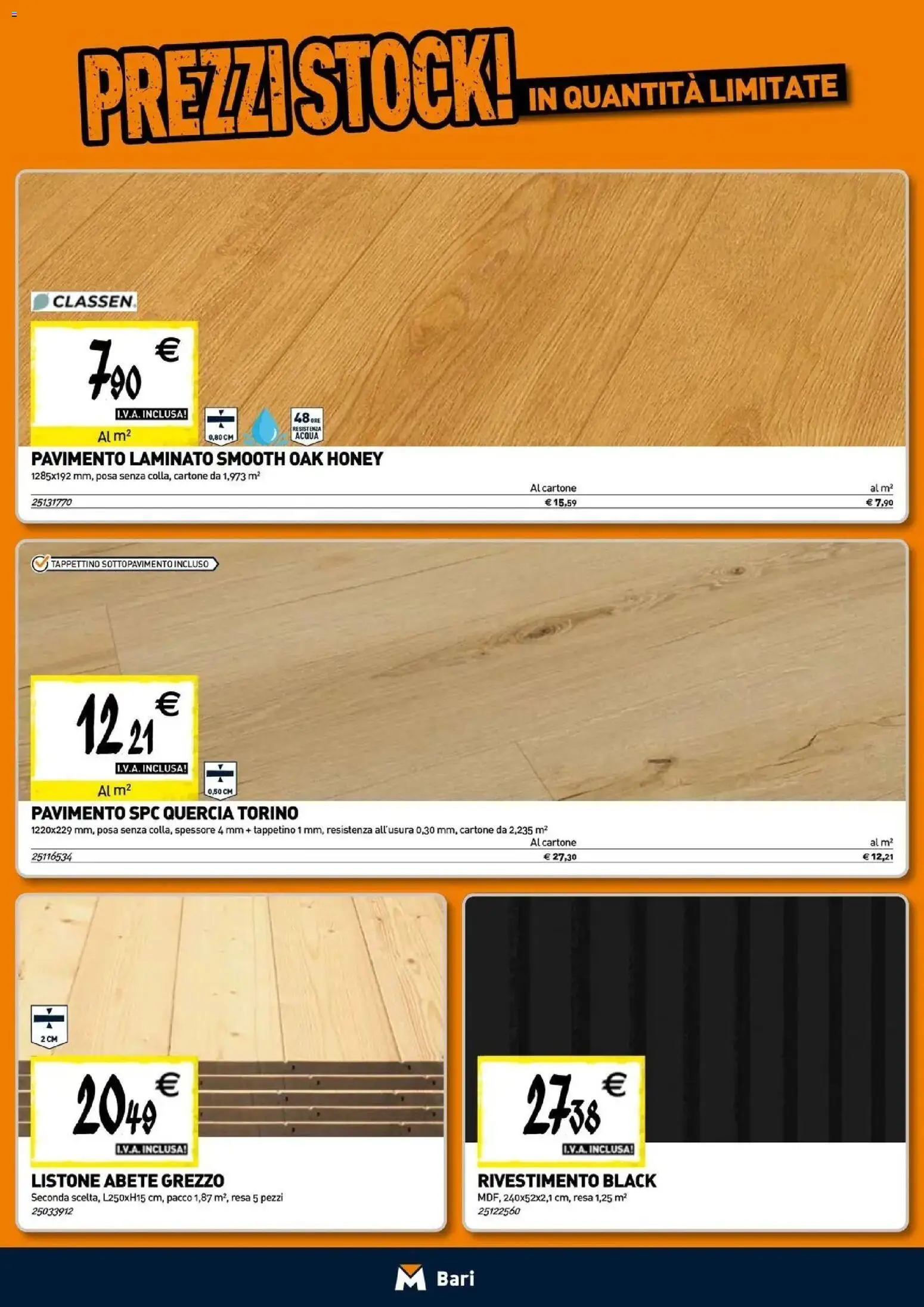 Nuovo TECNOMAT catalogo Bari dal 24/09/2026 > offerte anteprima 🛍️ | Pagina: 11 | Prodotti: Pavimento, Acqua