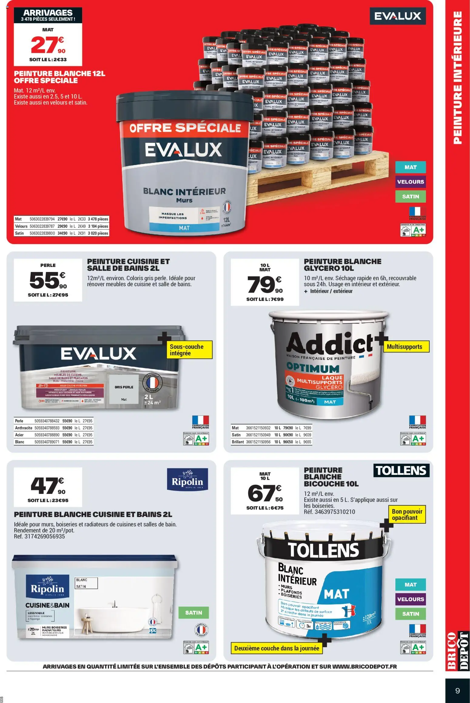 {H1} | Page: 9 | Produits: Peinture Blanche, Peinture, Masque, Laque
