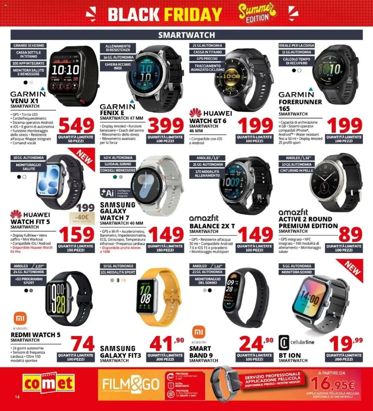 Nuovo Comet - Summer Black Friday da Comet! dal 04/06/2026 > offerte anteprima 🛍️ | Pagina: 14 | Prodotti: Xiaomi, Torcia, Pellicola, Samsung