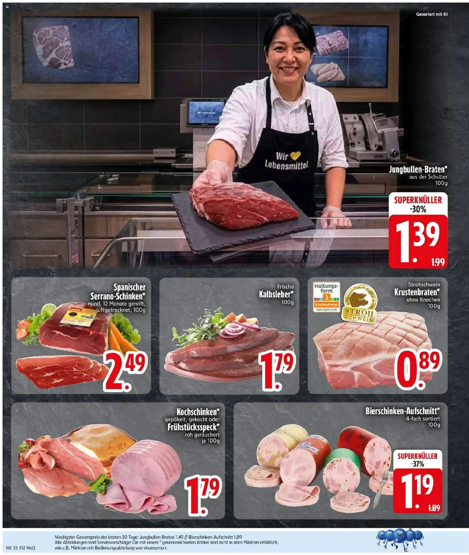 Edeka Prospekt Hunderdorf (ab 10.08.2026) » Angebote Online | Seite: 14 | Produkte: Schulter