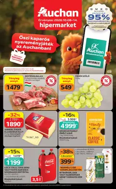 Auchan akciós újság - amely érvényes a következő dátumtól: 2026.10.08.