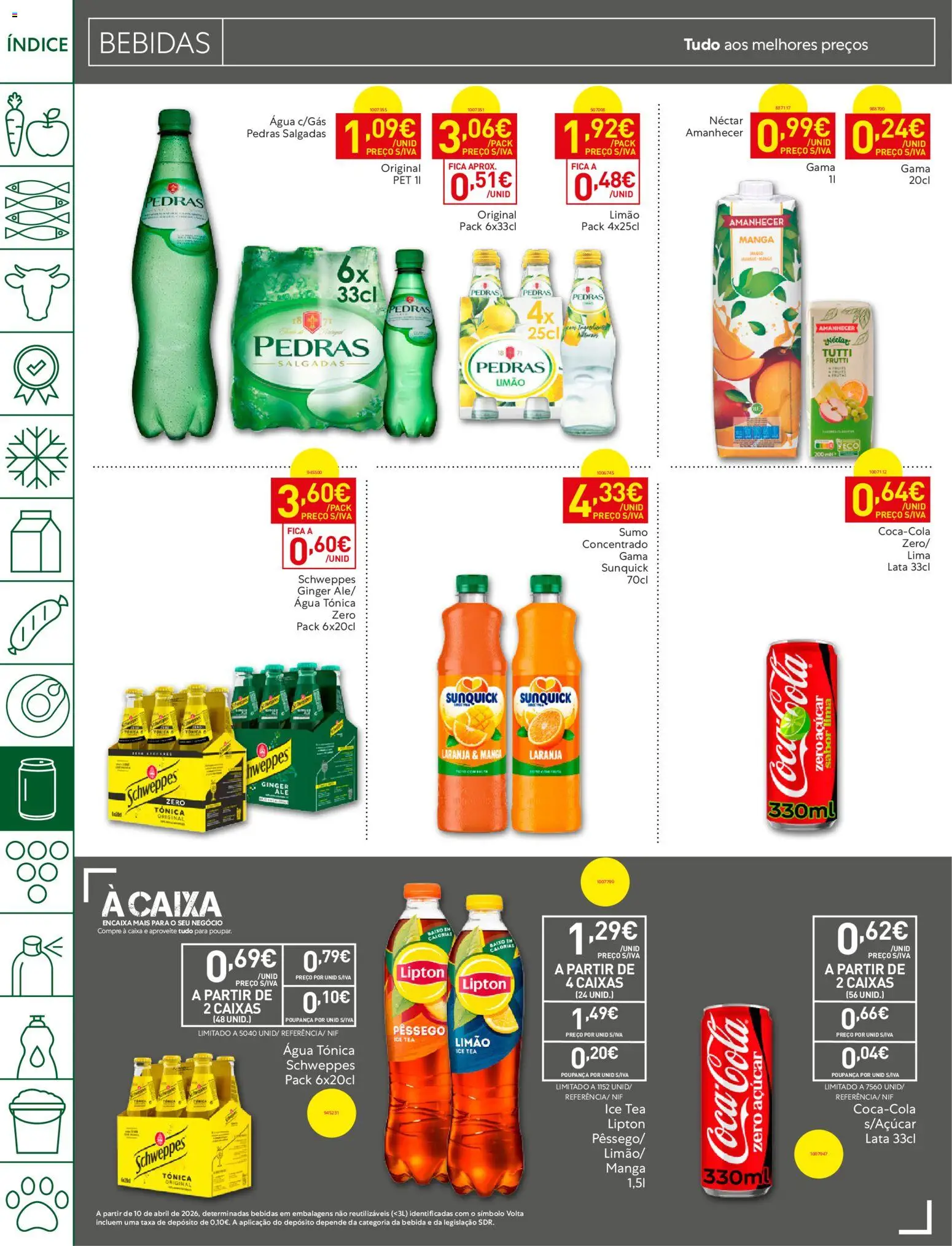Recheio folheto Madeira │ válido de 15/09/2026 | Página: 24 | Produtos: Agua, Manga, Água tónica, Sumo
